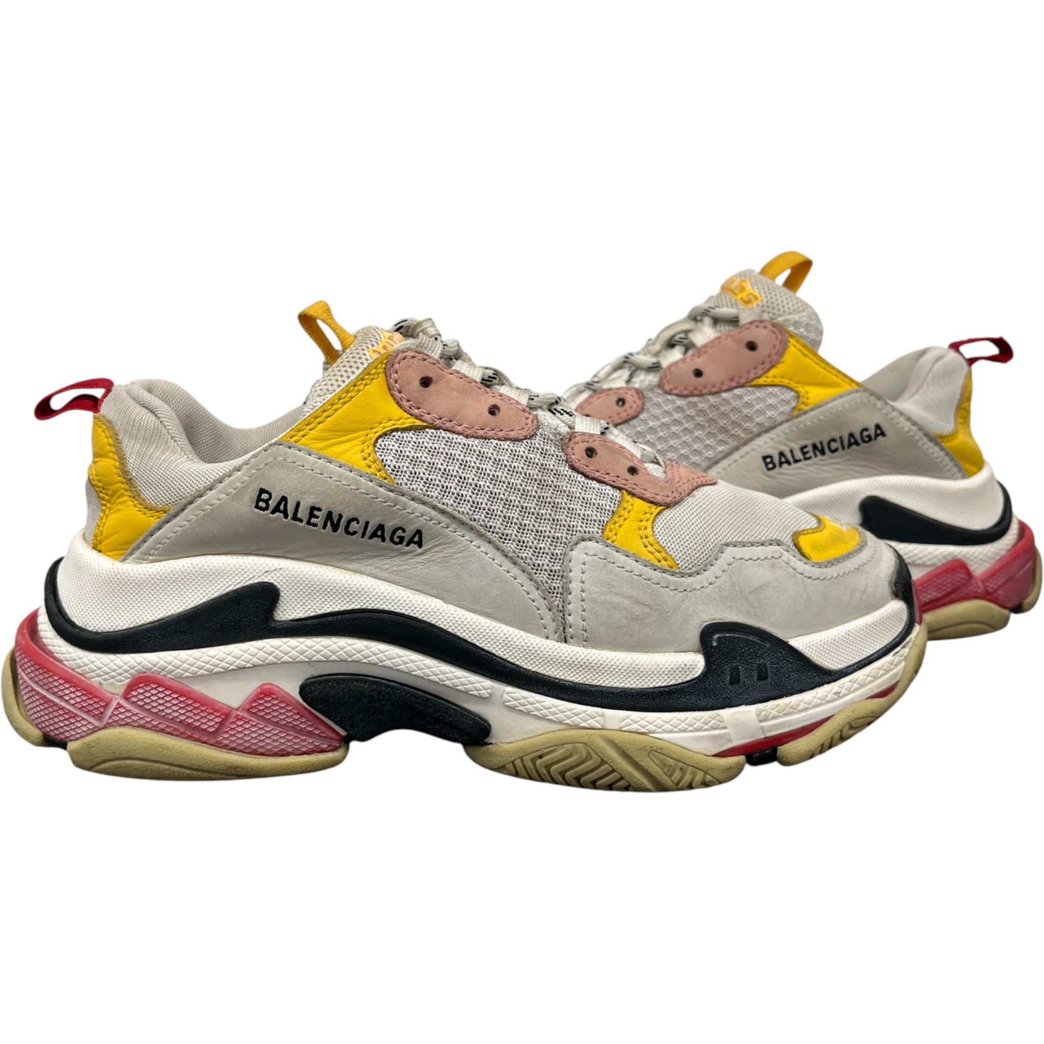 Men's Triple S Low Trainers Beige Size EU 41 / UK 7