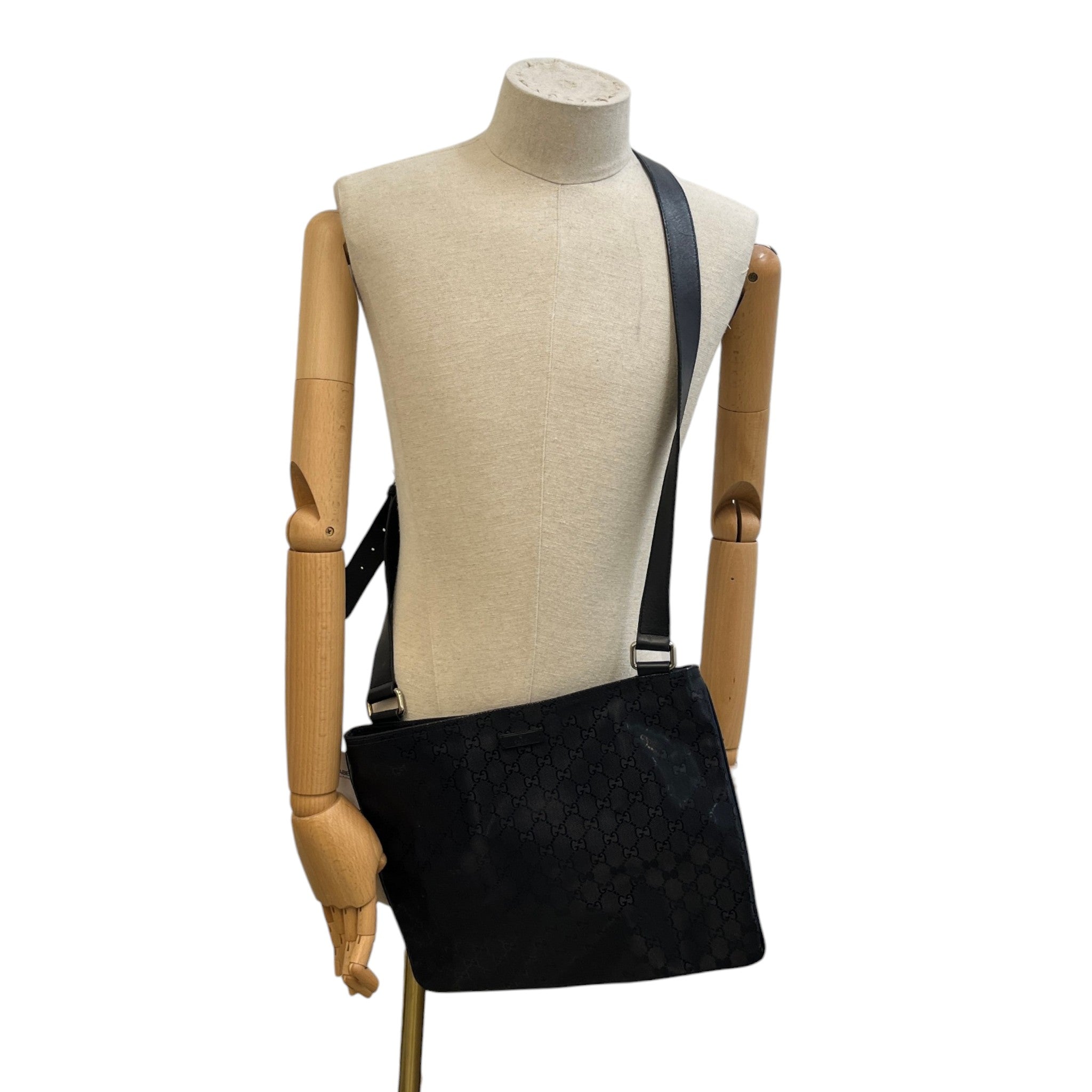Men's Gg Imprimé Messenger Bag Navy