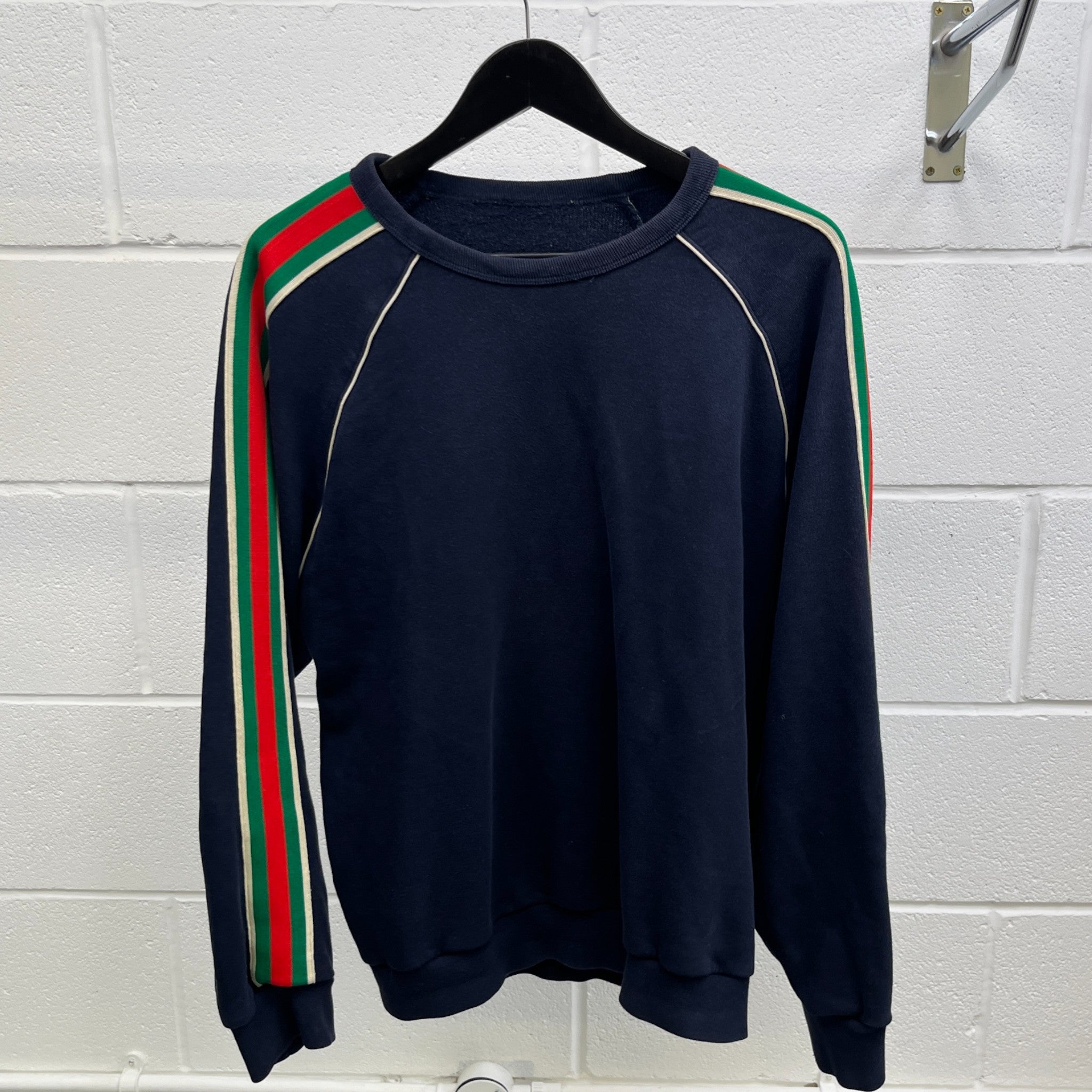 Men's Web Sweatshirt Navy Size M