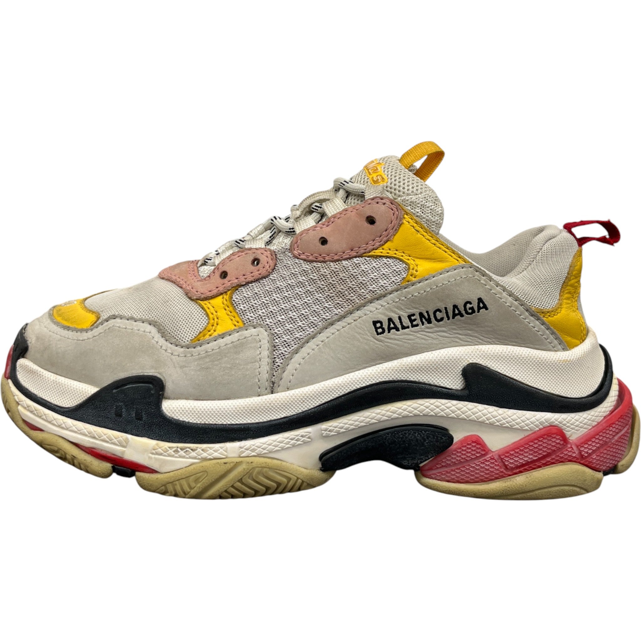 Men's Triple S Low Trainers Beige Size EU 41 / UK 7