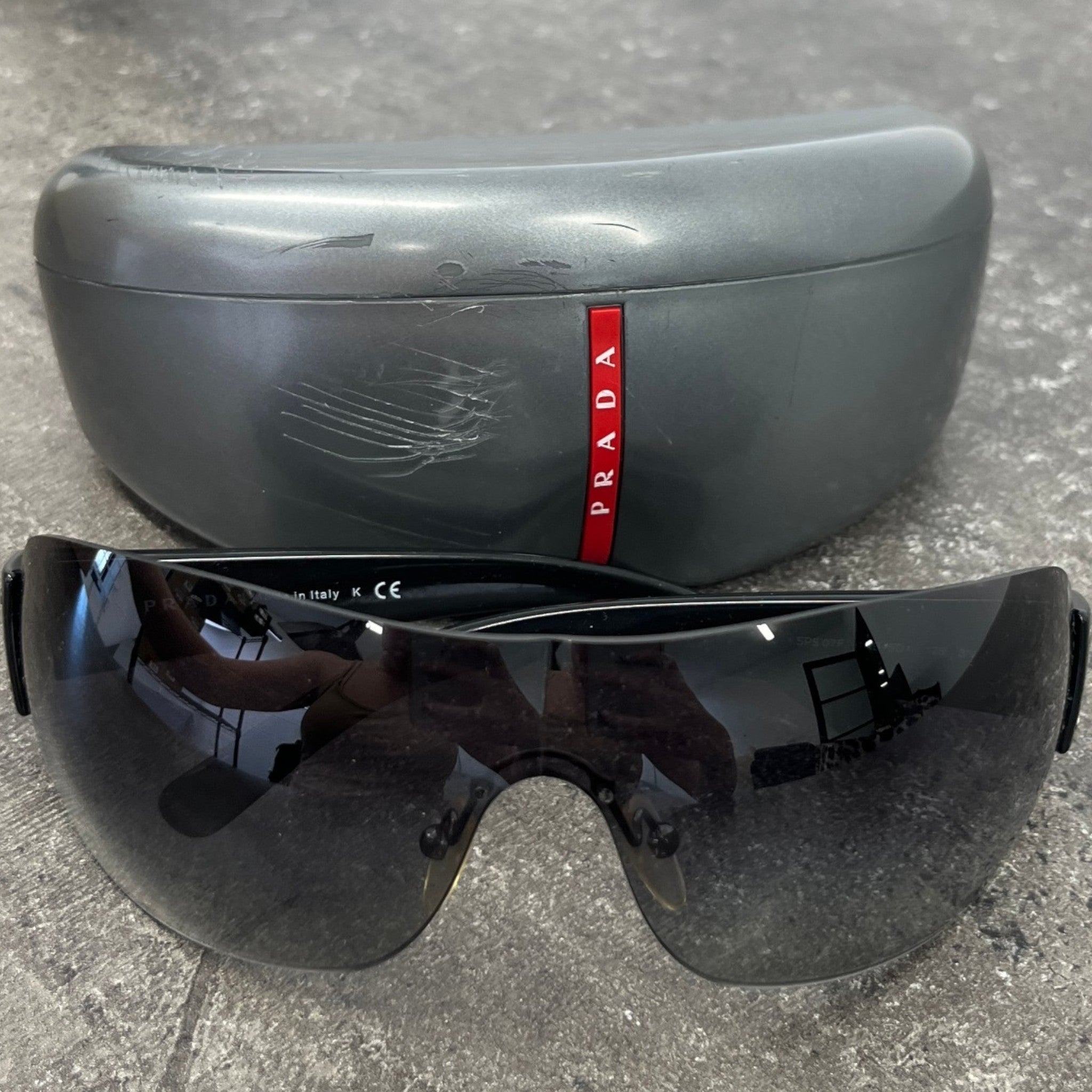 Men's Sps07F Sunglasses Black