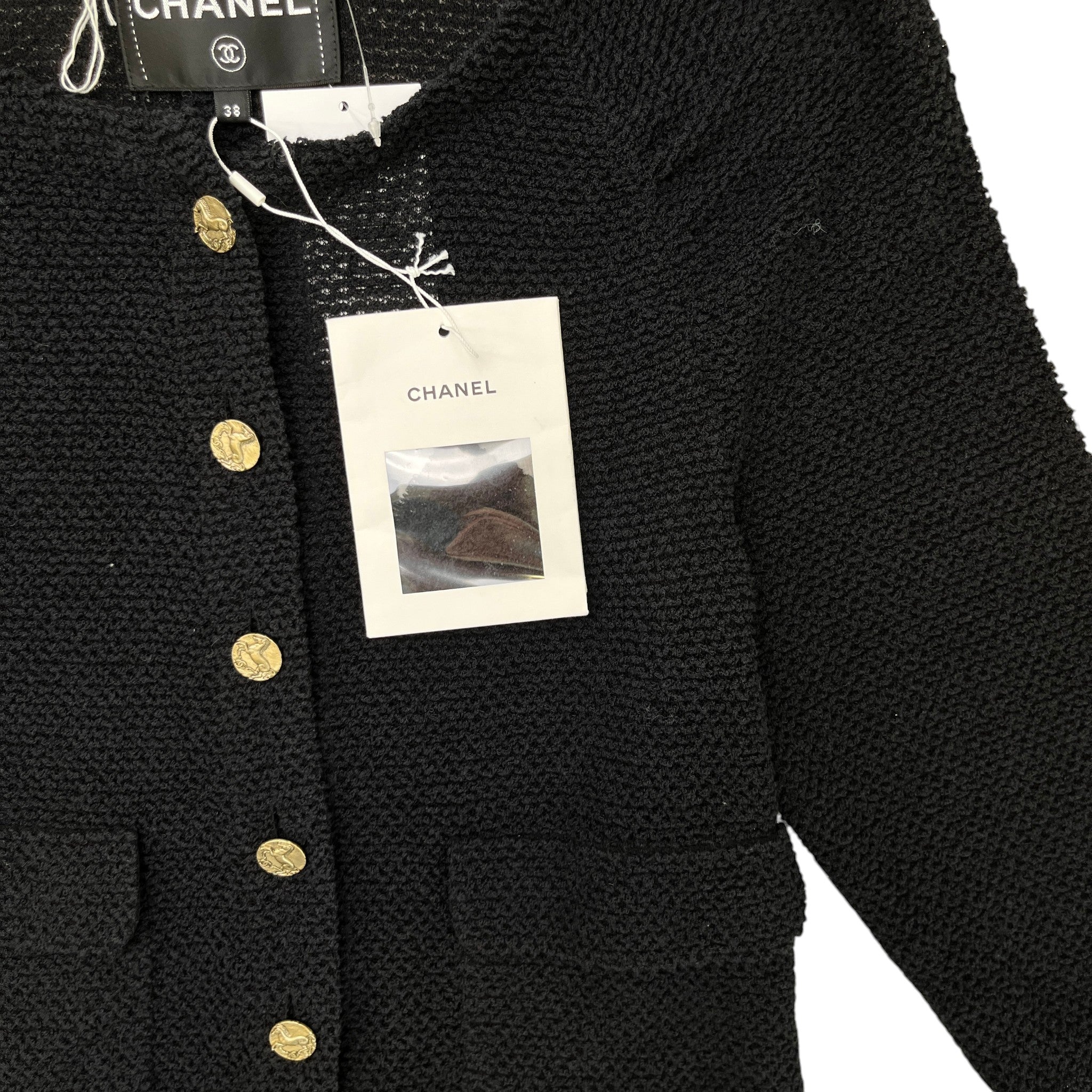 Women's Cruise Collection Tweed Jacket Black Size IT 38 / UK 6