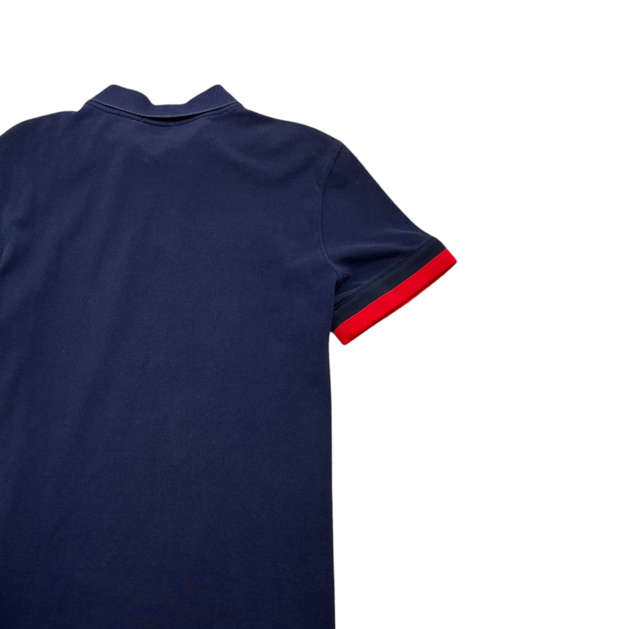 Men's Maglia Polo Shirt Navy Size L