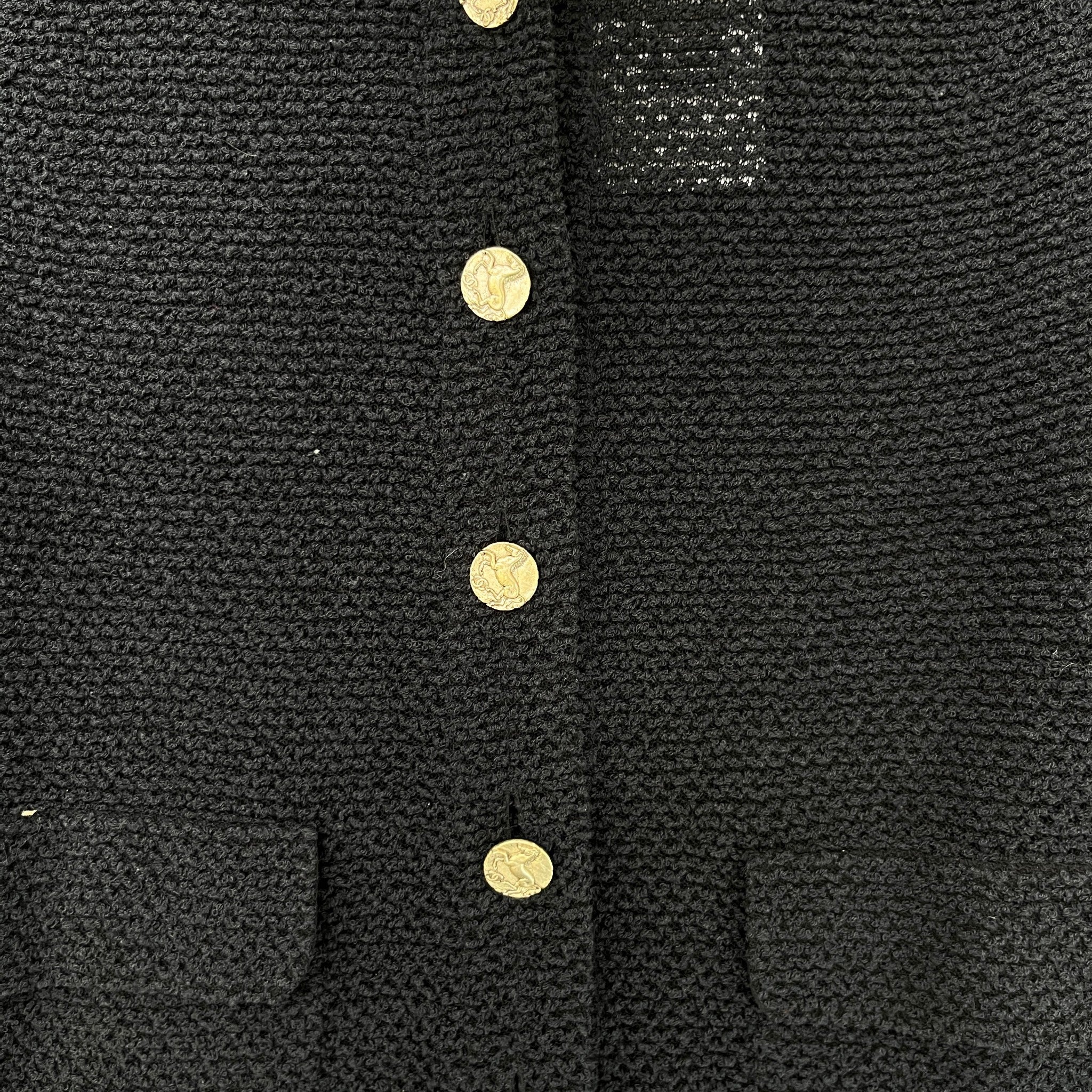 Women's Cruise Collection Tweed Jacket Black Size IT 38 / UK 6