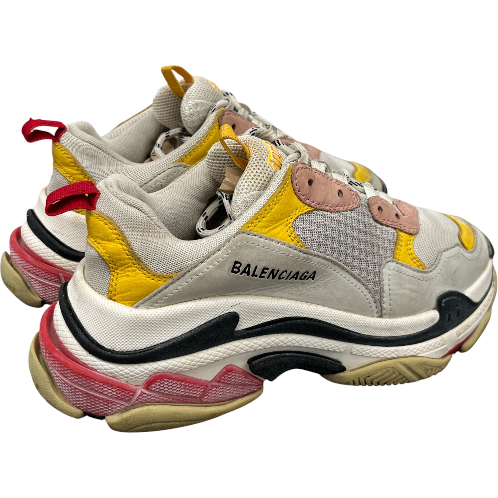 Men's Triple S Low Trainers Beige Size EU 41 / UK 7