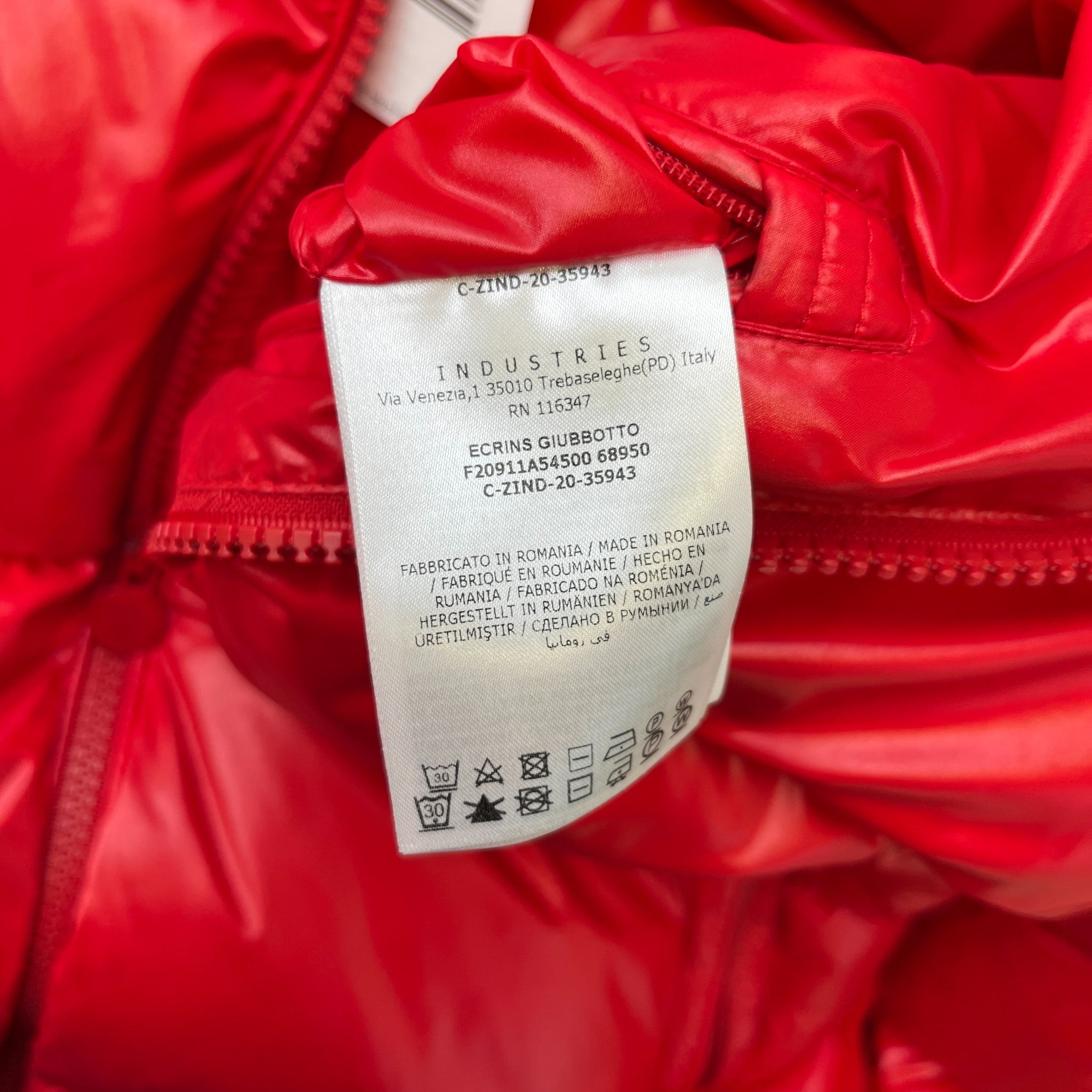 Men's Ecrins Down Jacket Red Size 4 / XL