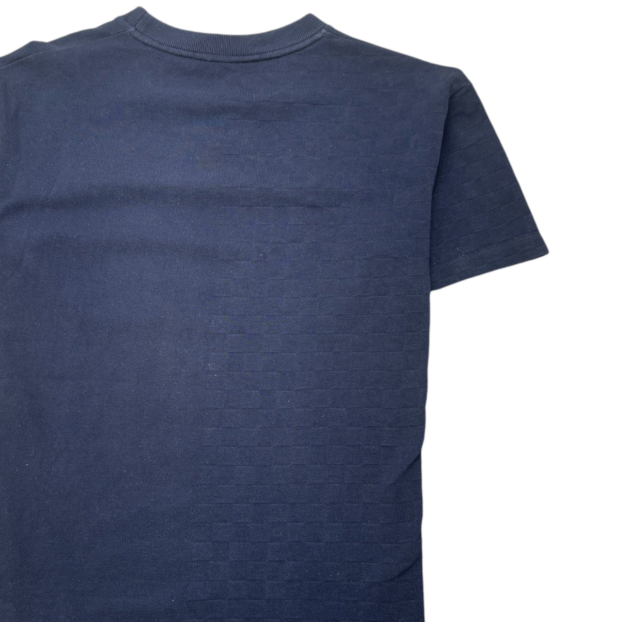 Men's Half Damier Pocket T-Shirt Navy Size XS