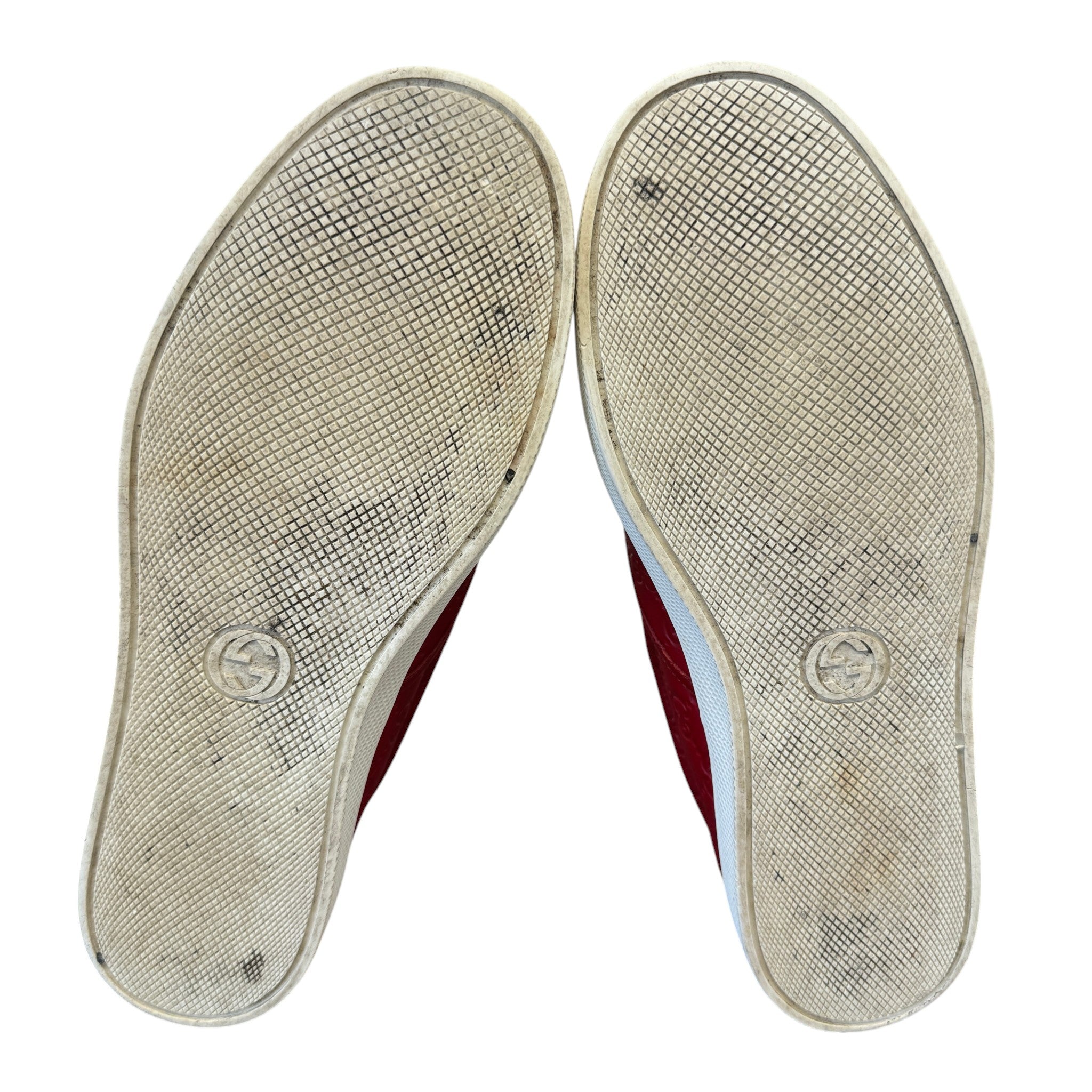 Men's Gg Supreme Loafers Red Size EU 43 / UK 9