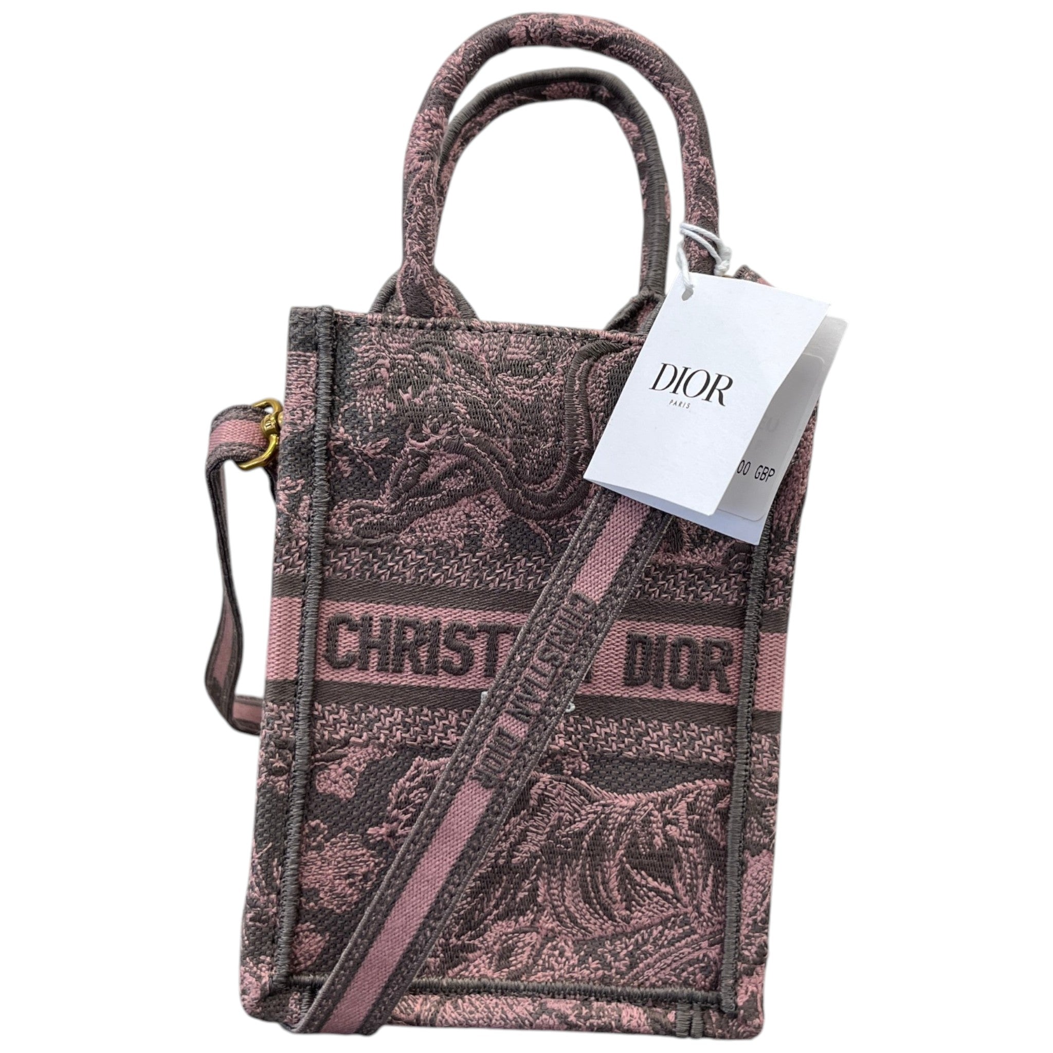Women's Mini Book Tote Bag Pink