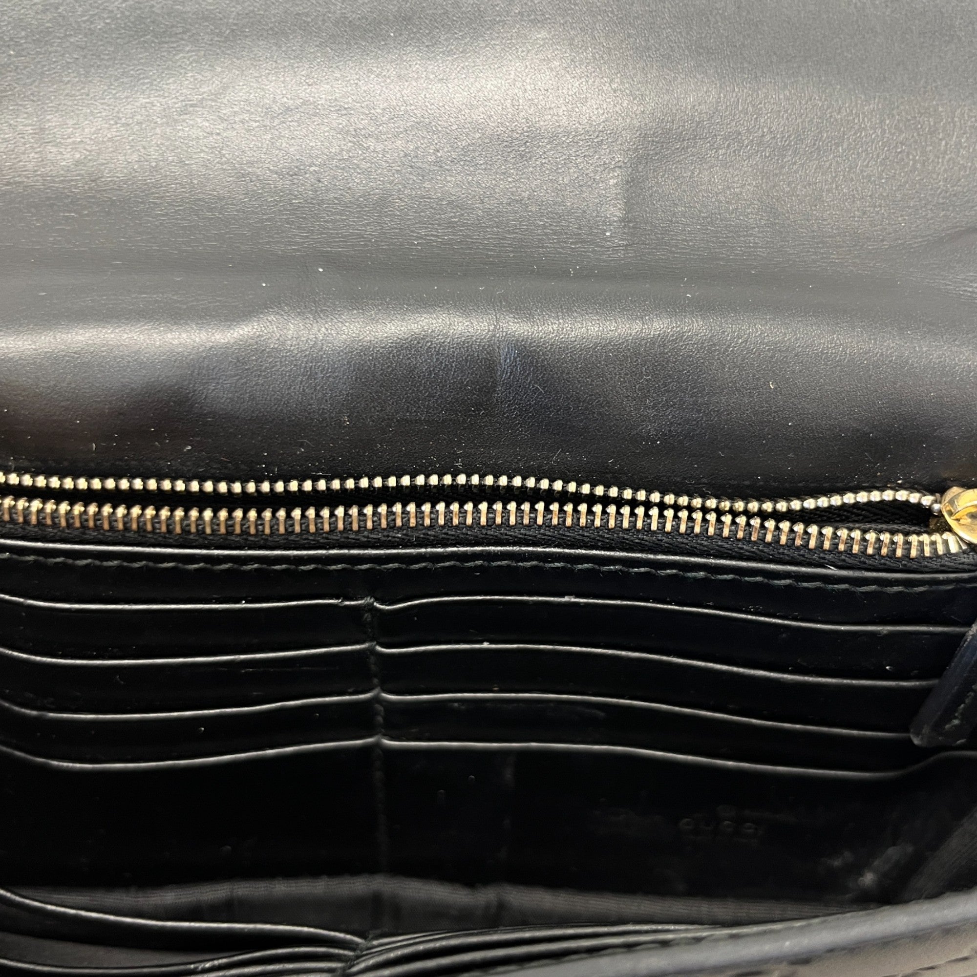 Women's Interlocking Gg Woc Embossed Handbag Black