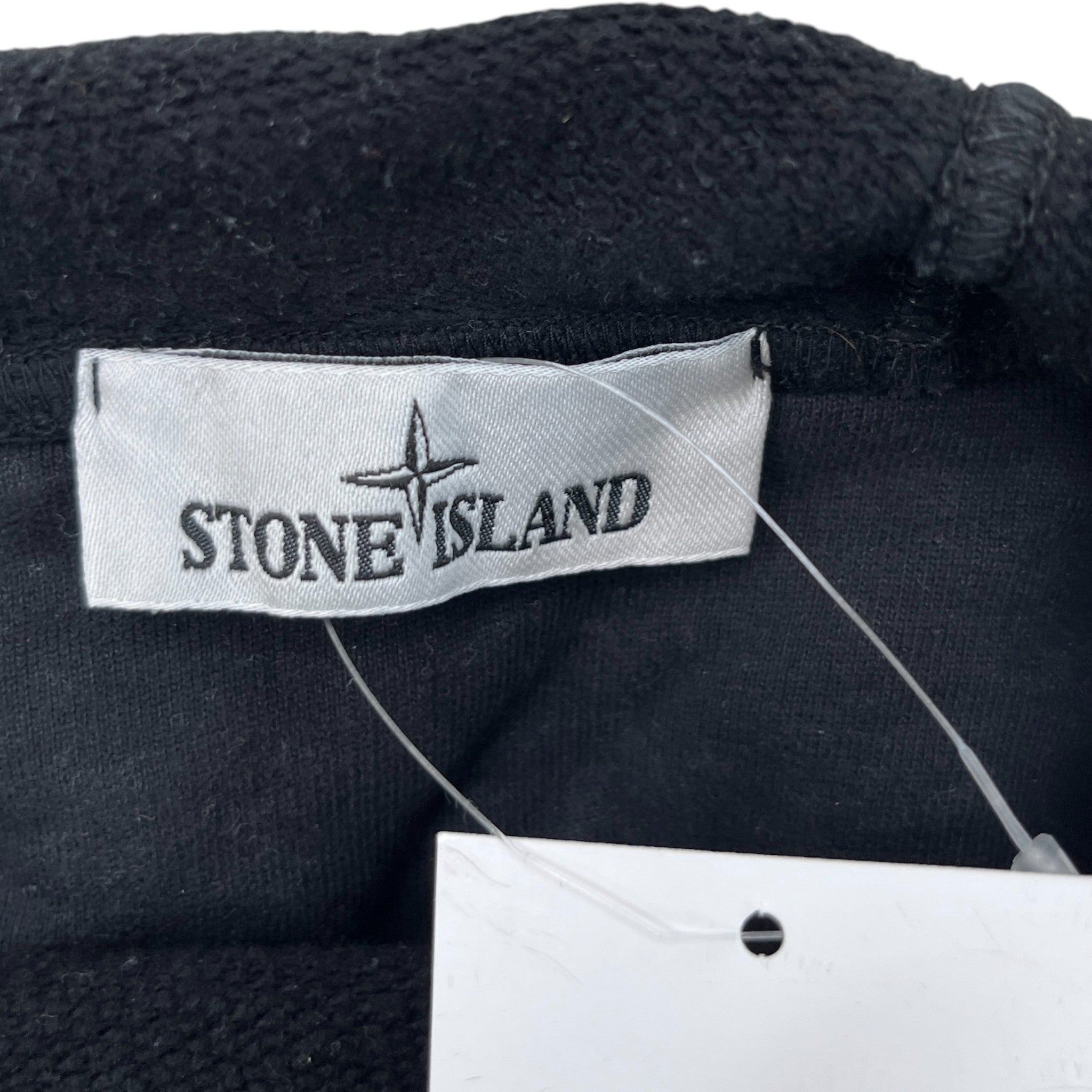 Men's Applique Logo Hoodie Black Size M