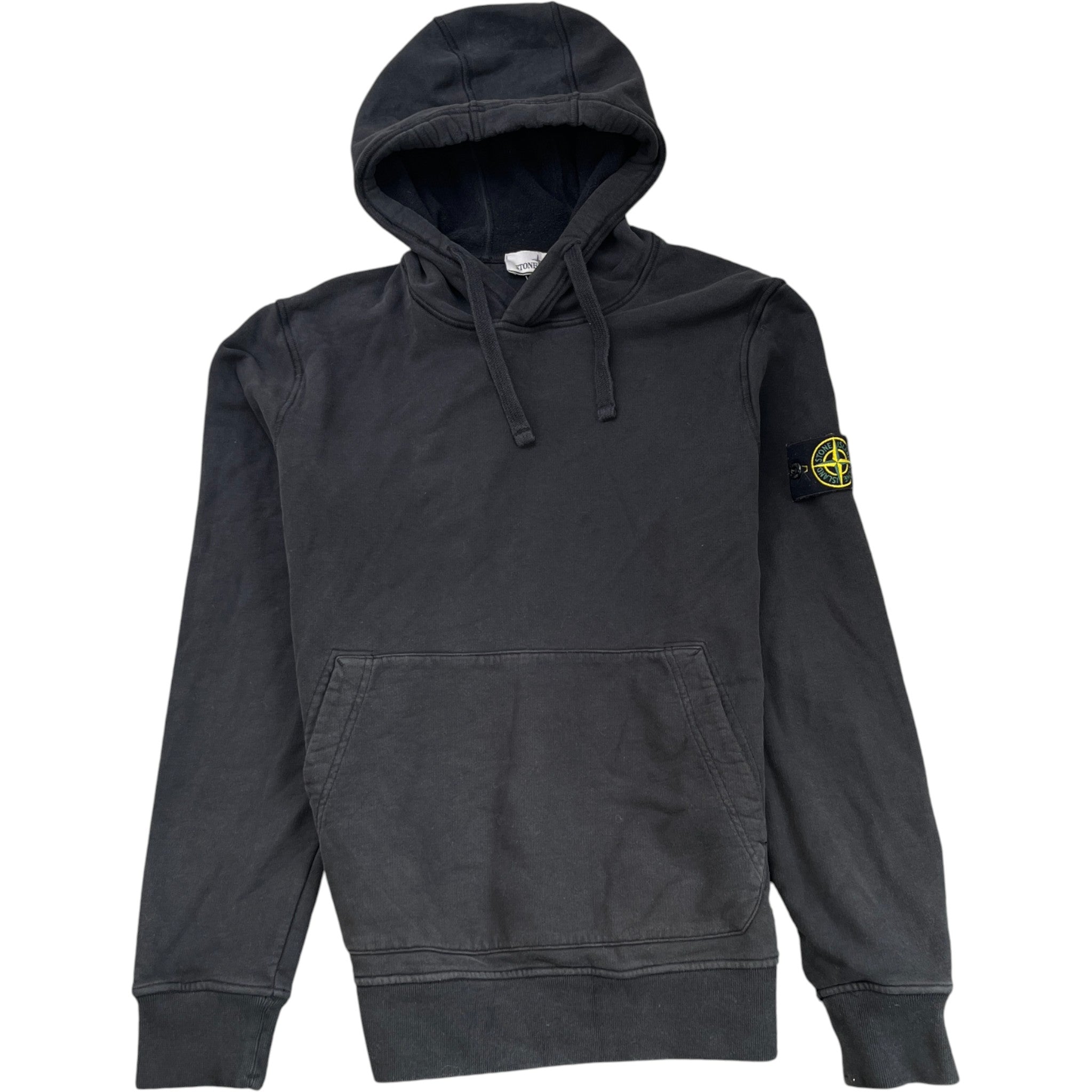 Men's Applique Logo Hoodie Black Size M