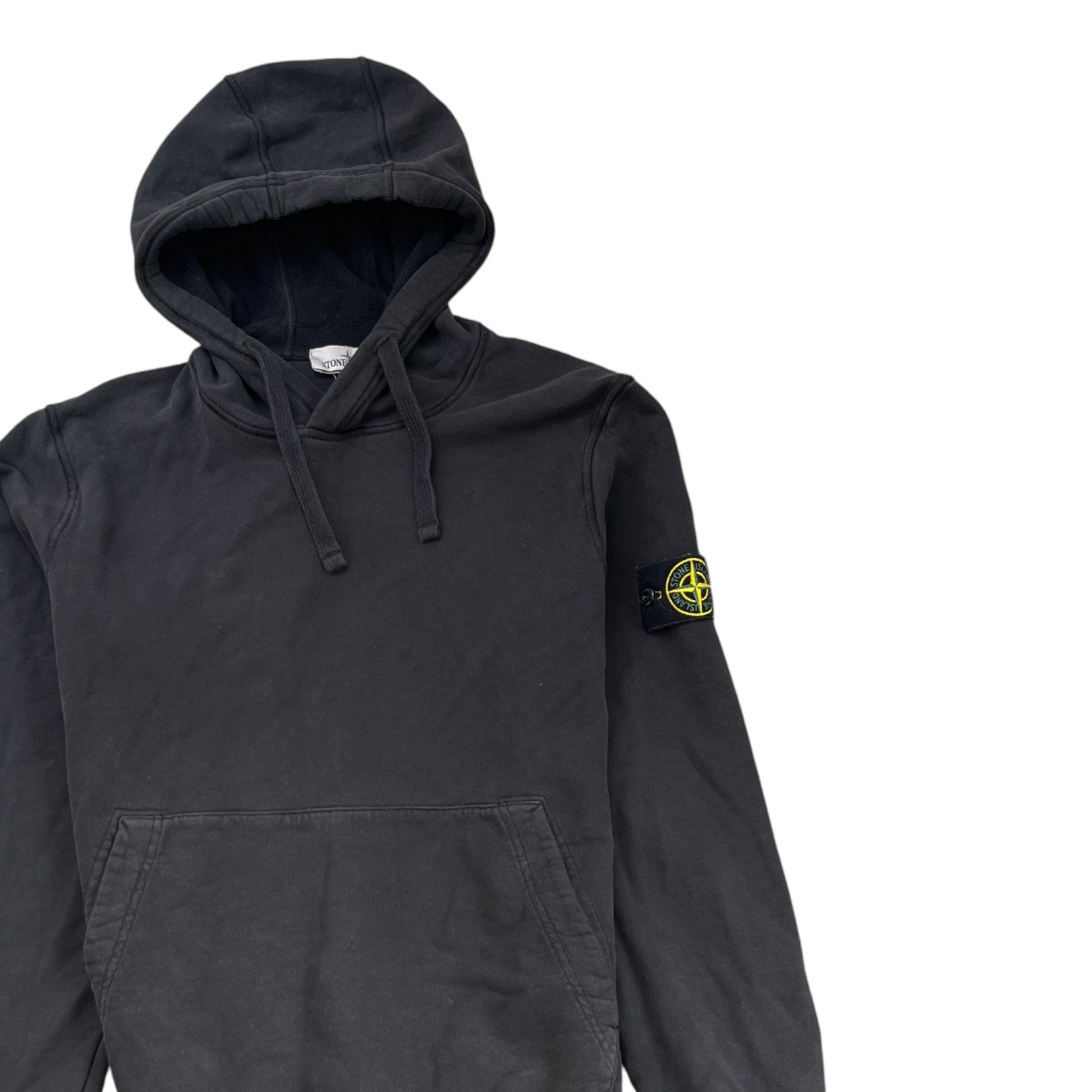 Men's Applique Logo Hoodie Black Size M