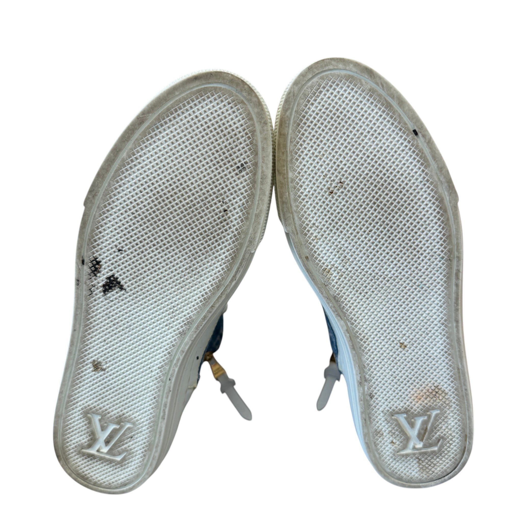 Women's Monogram Stellar Denim High Trainers Blue Size EU 37.5 / UK 4.5