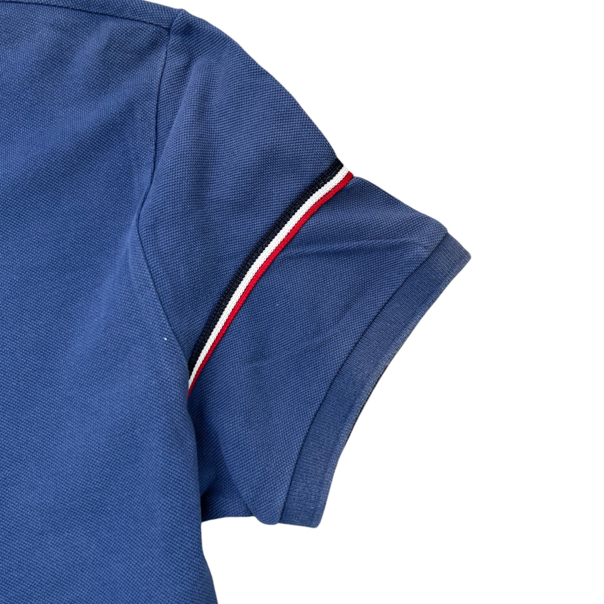 Men's Manica Corta Polo Shirt Blue Size L