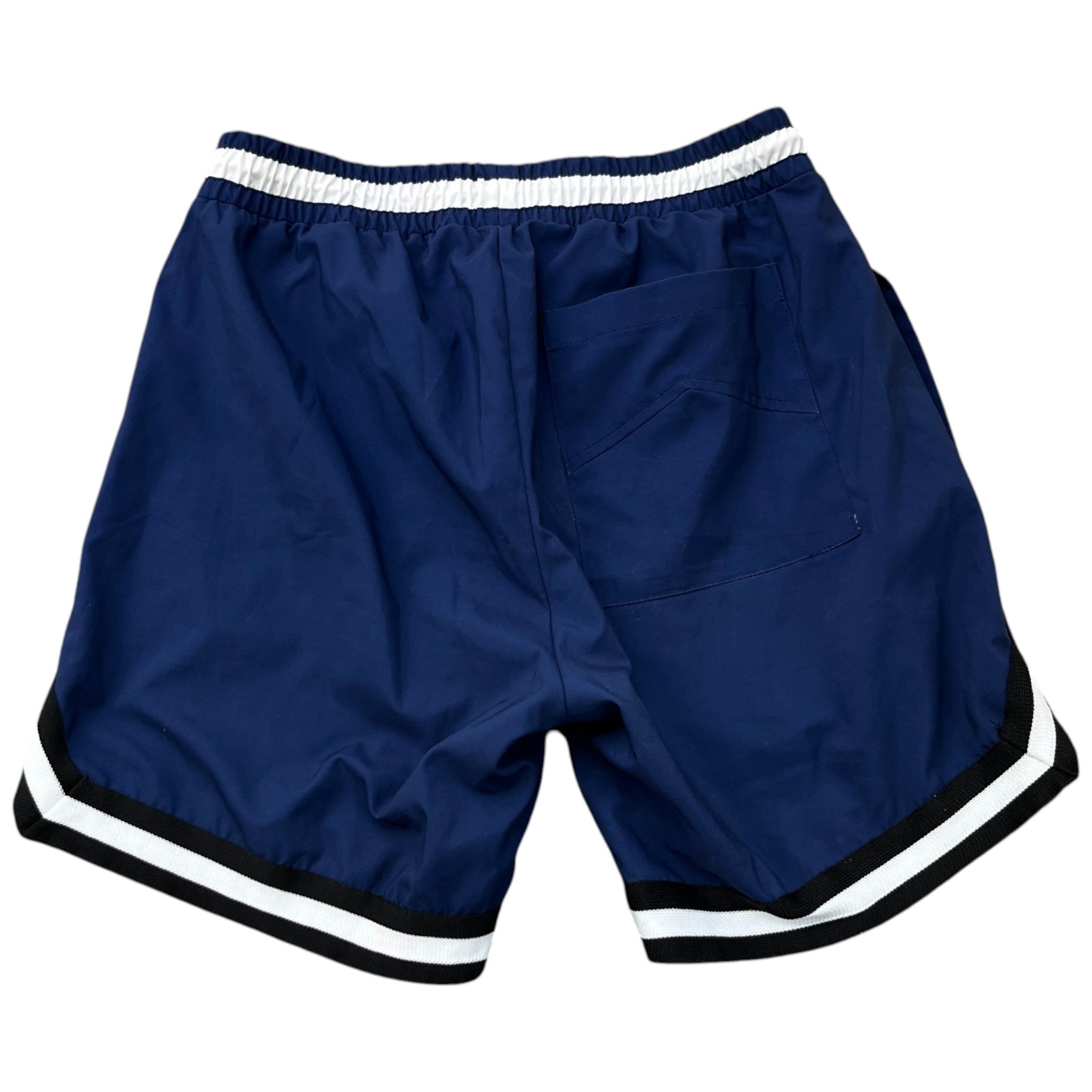 Men's Logo Print Swim Shorts Navy Size S