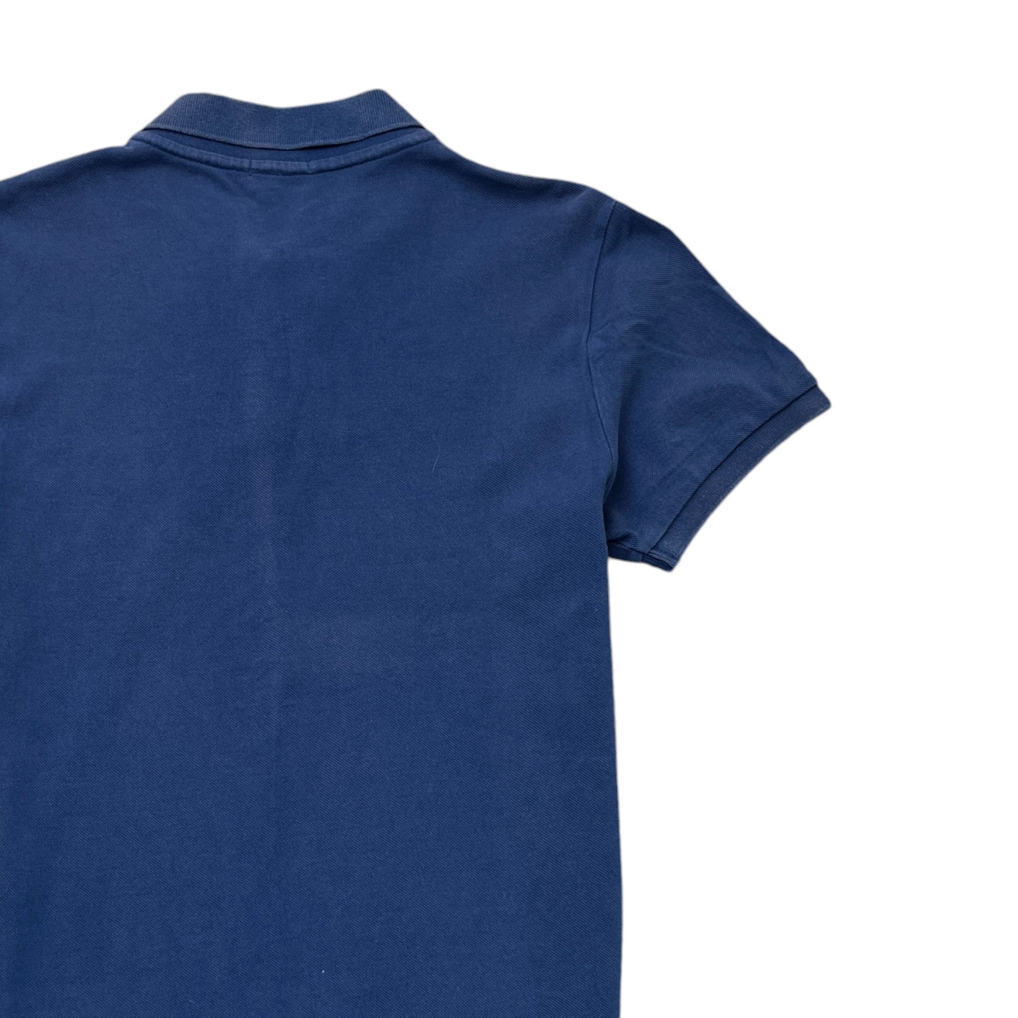 Men's Manica Corta Polo Shirt Blue Size L