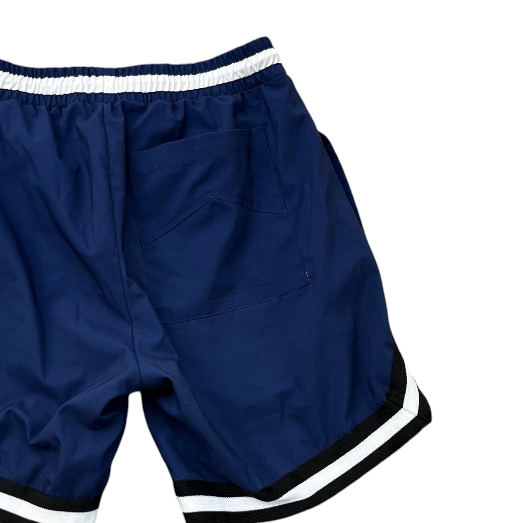 Men's Logo Print Swim Shorts Navy Size S