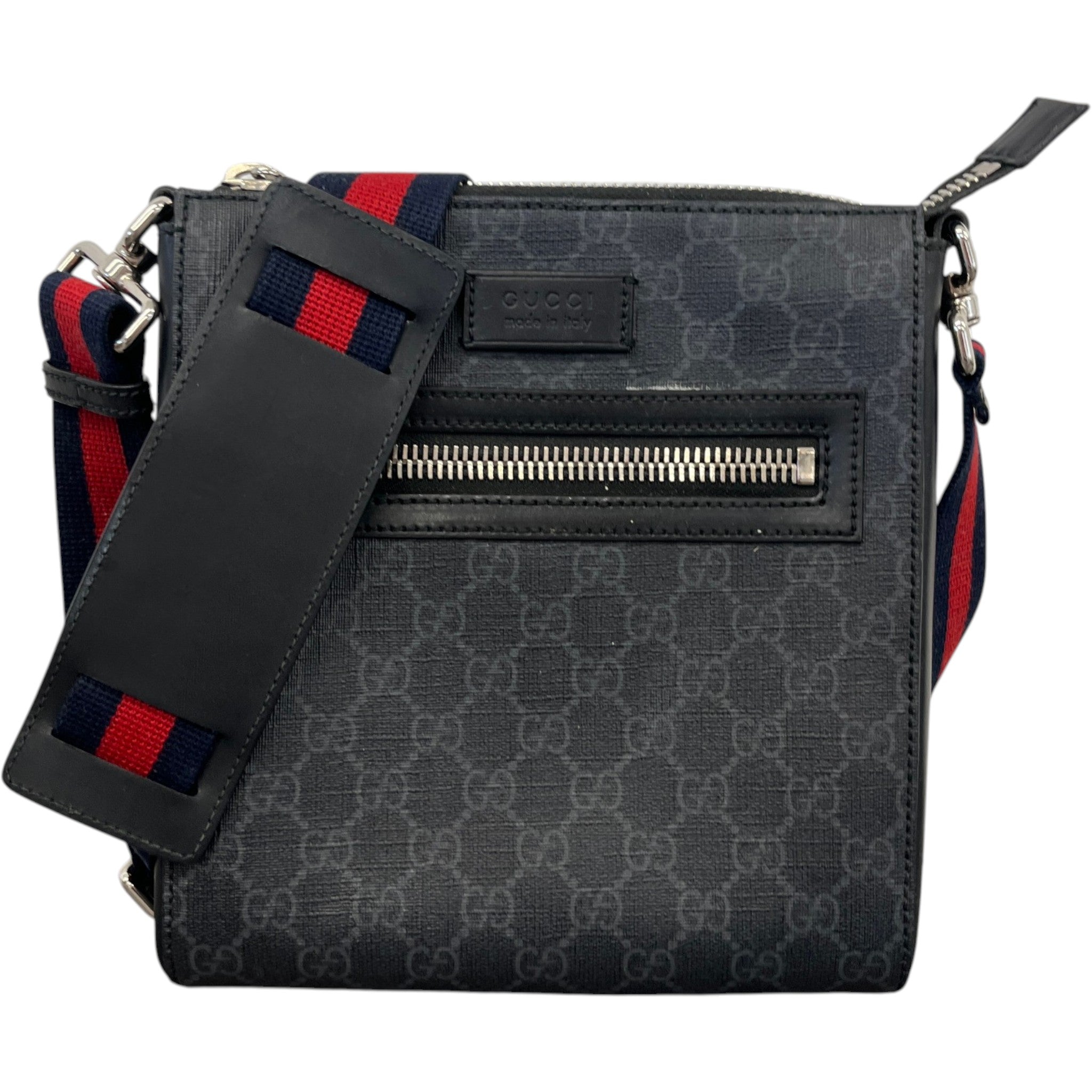 Men's Gg Supreme Messenger Bag Grey