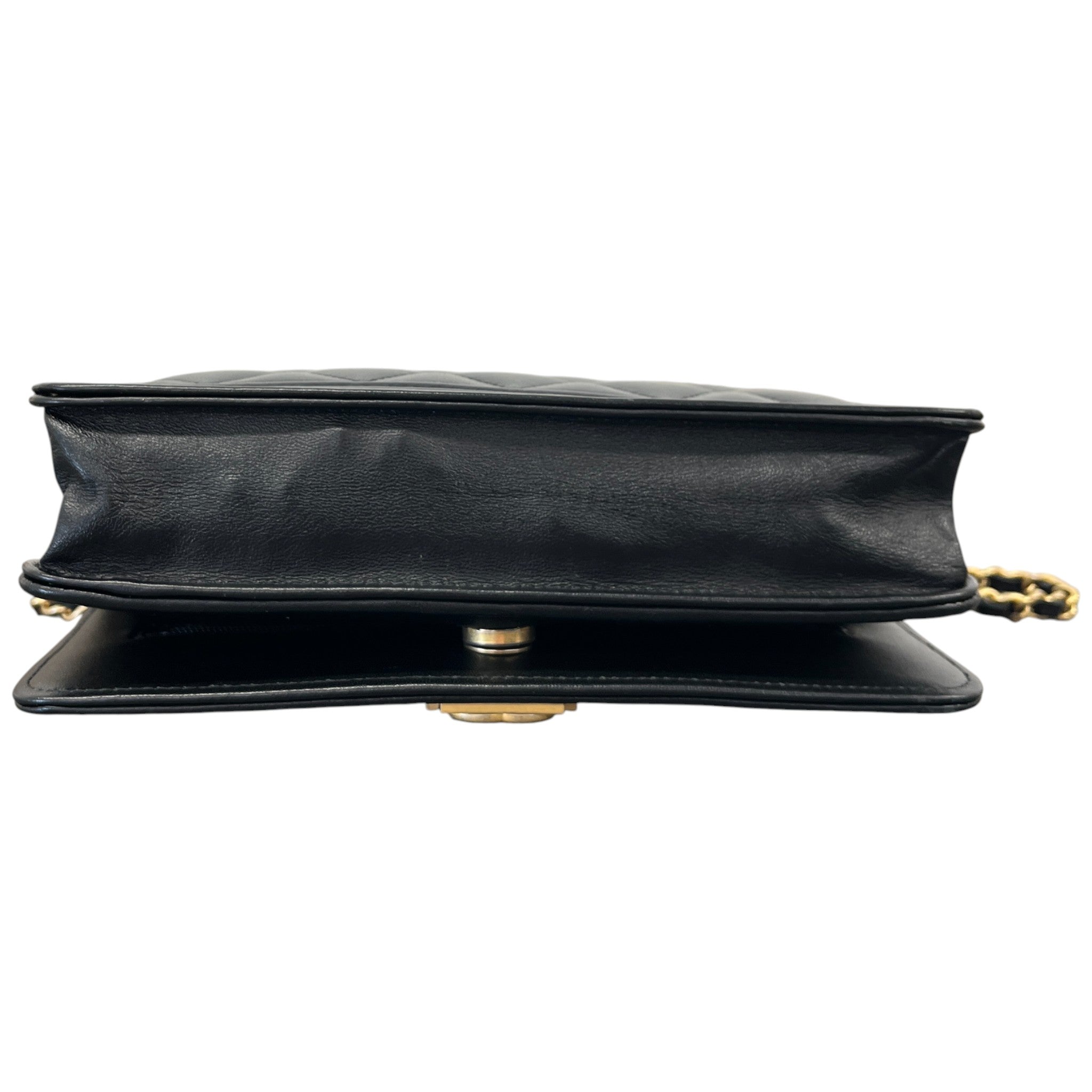 Women's Boy Wallet On Chain Bag Black