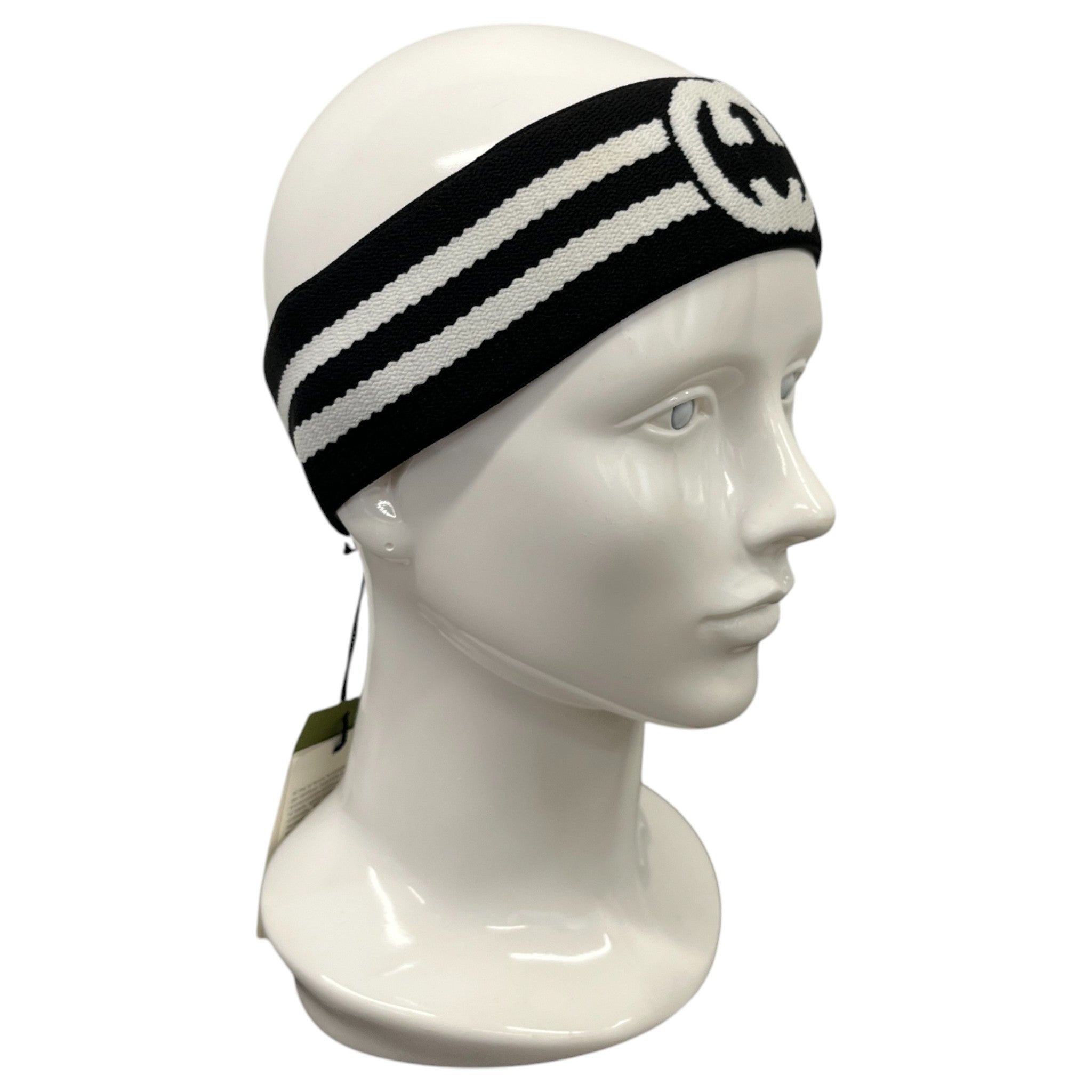 Women's Interlocking G Head Band Black Size M