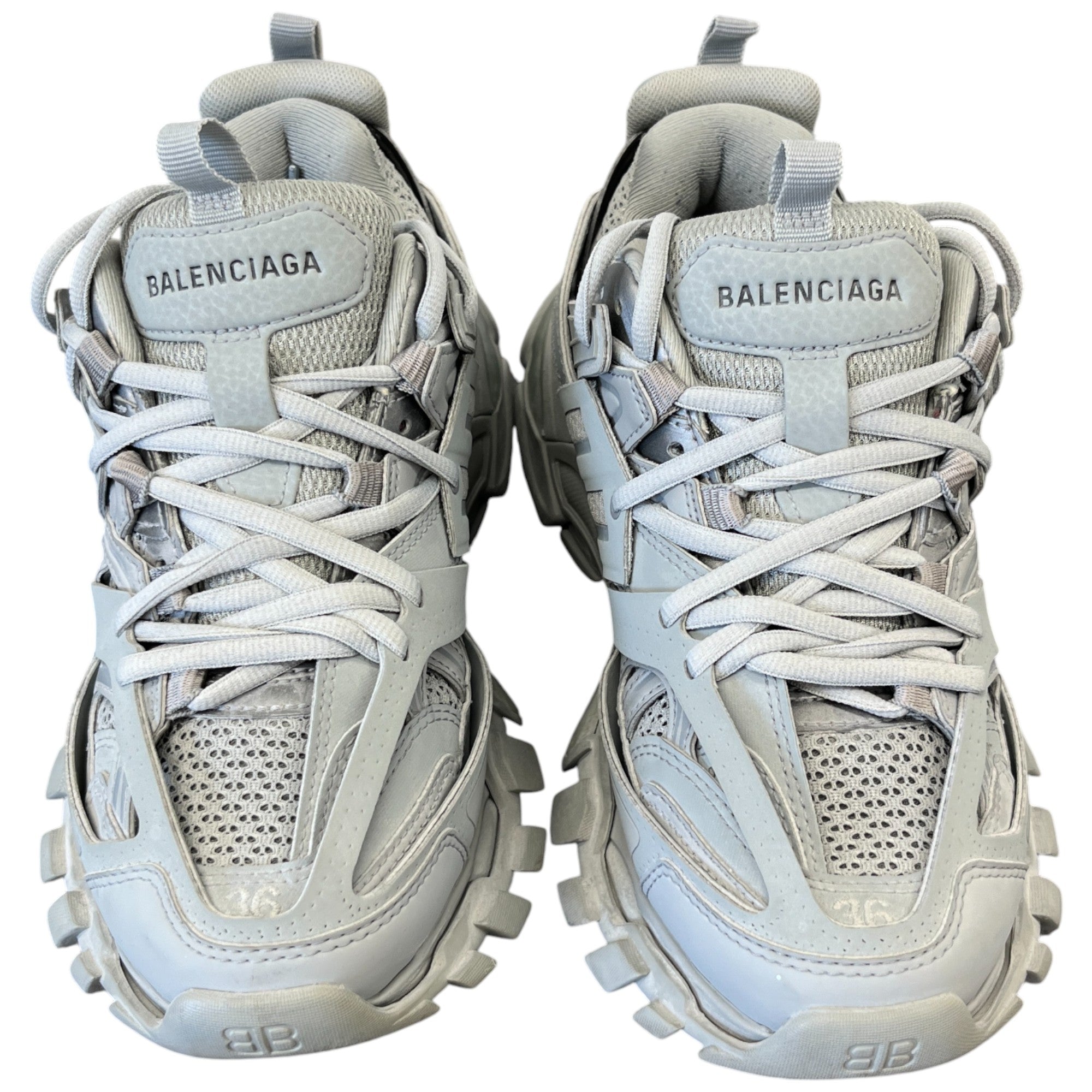 Women's Track Runner Low Trainers Grey Size EU 36 / UK 3