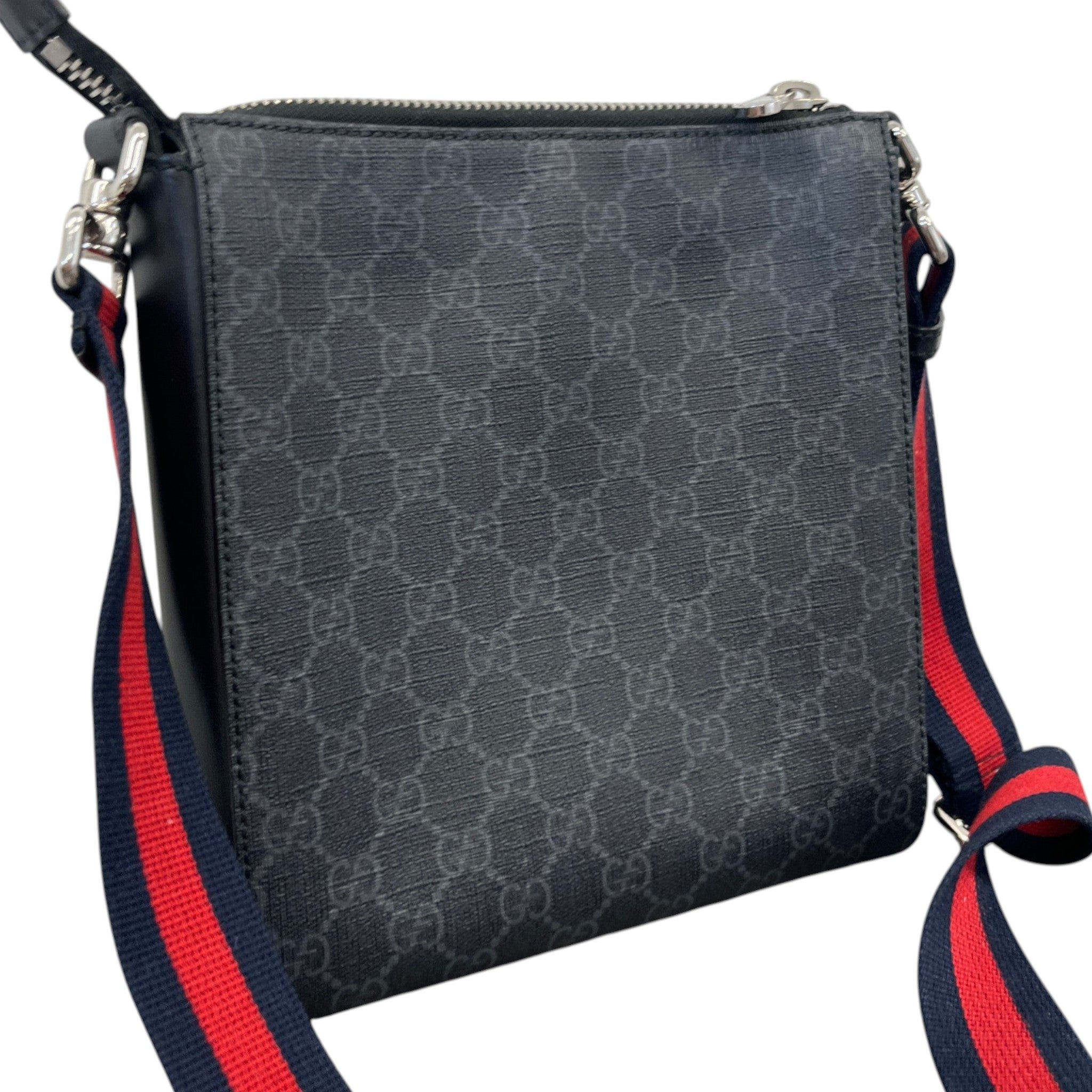 Men's Gg Supreme Messenger Bag Grey
