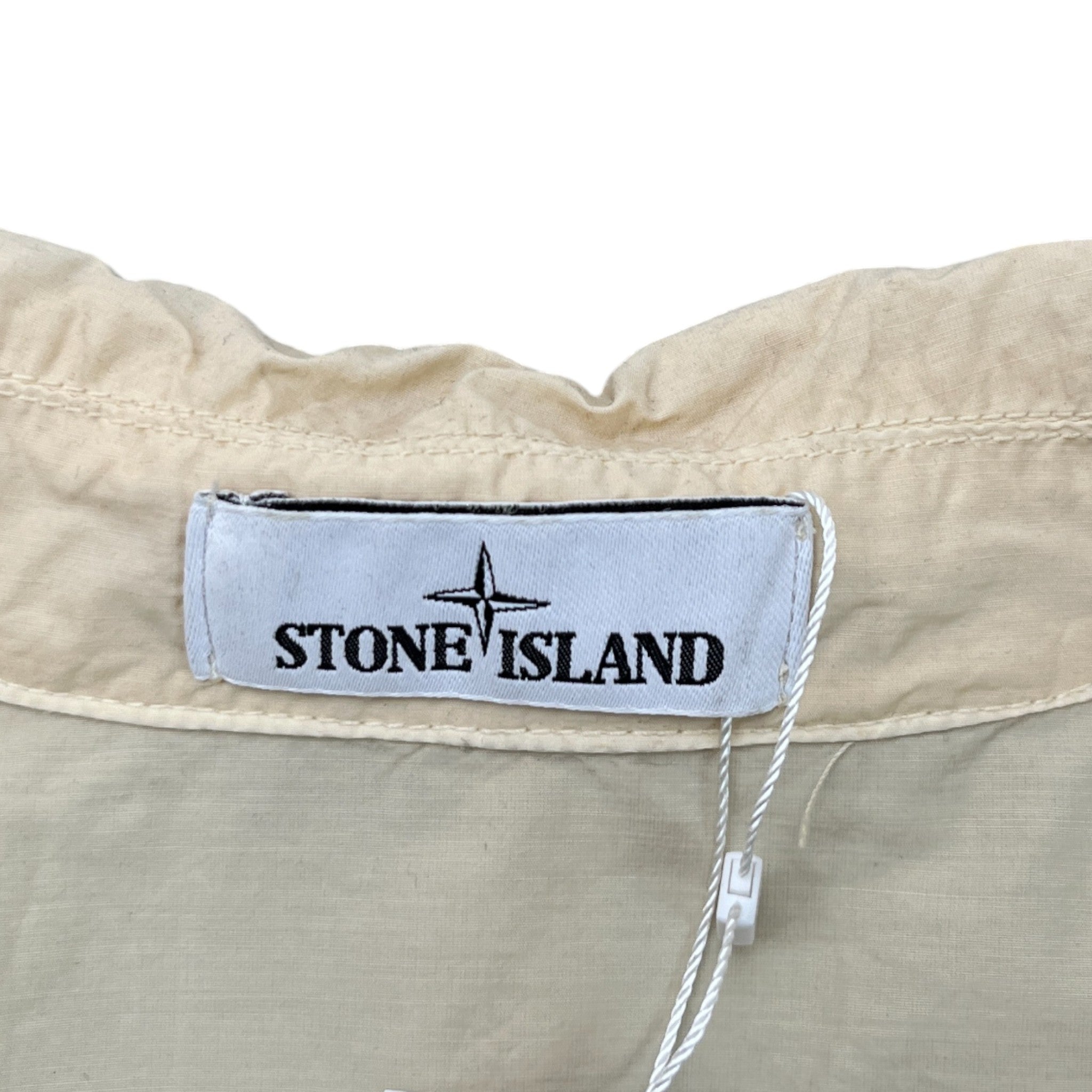 Men's Applique Logo Jacket Cream Size S