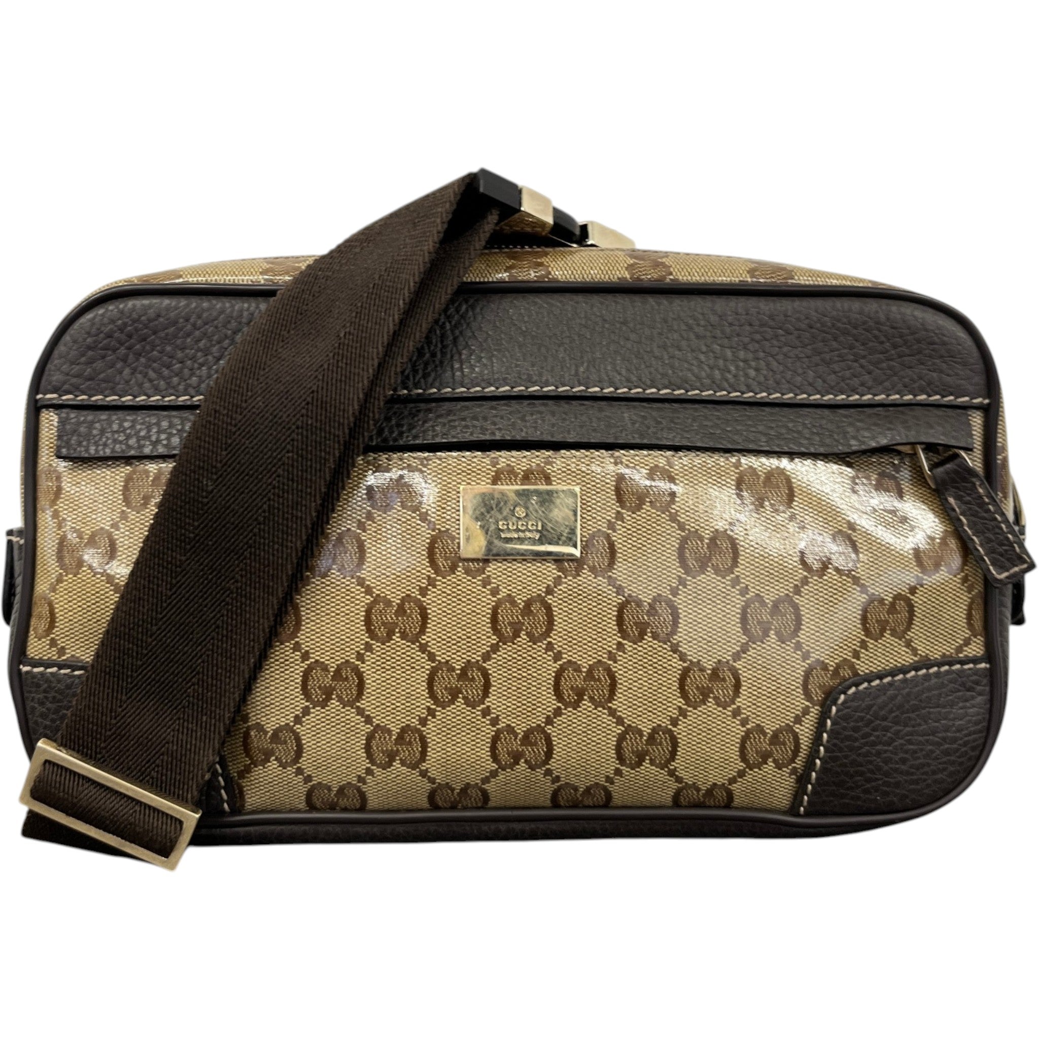 Men's Gg Supreme Belt Bag Beige
