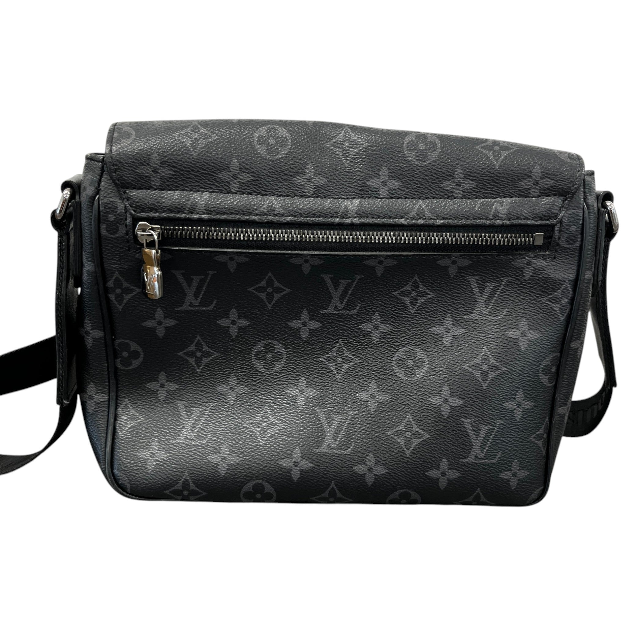 Men's District Pm Monogram Eclipse Messenger Bag Black