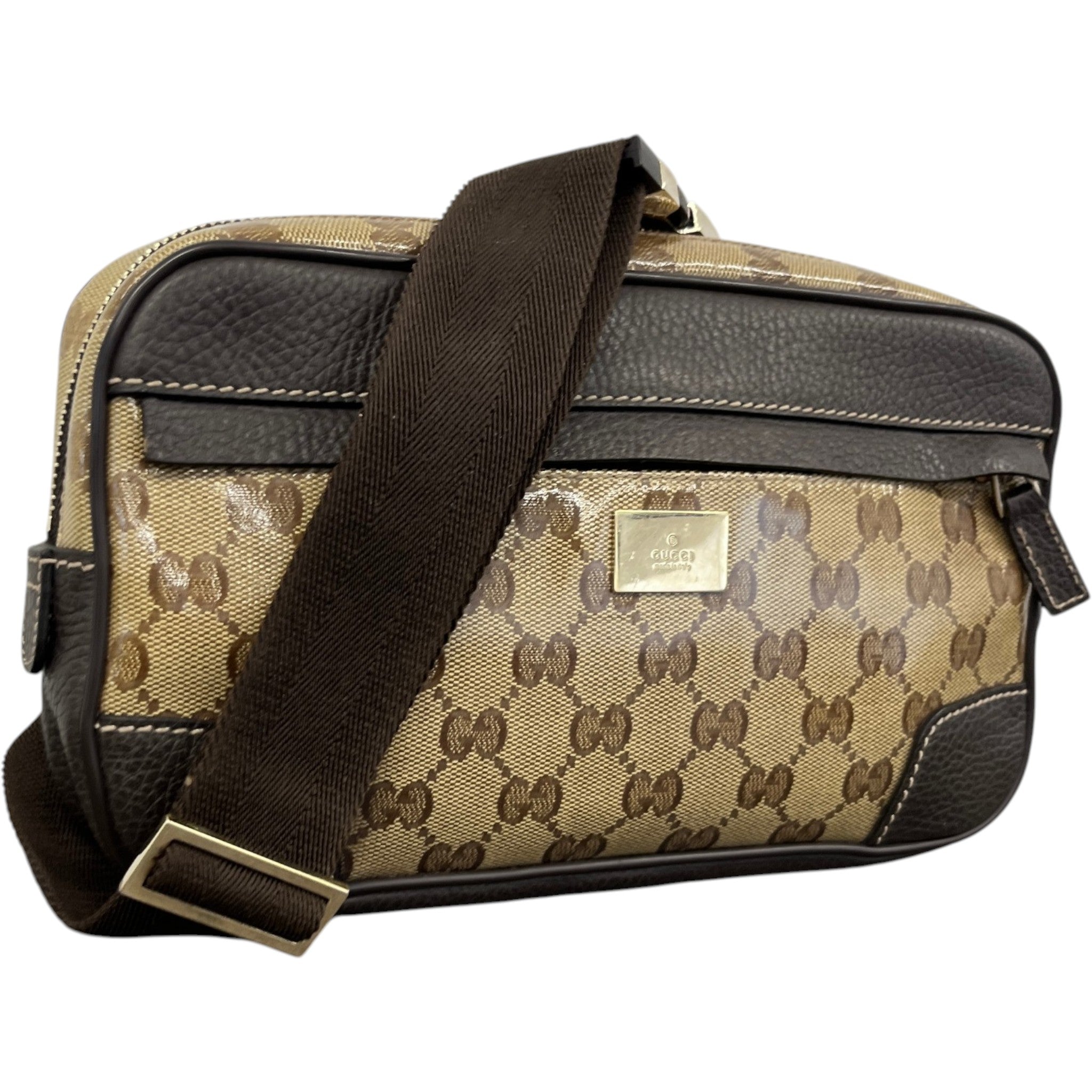Men's Gg Supreme Belt Bag Beige