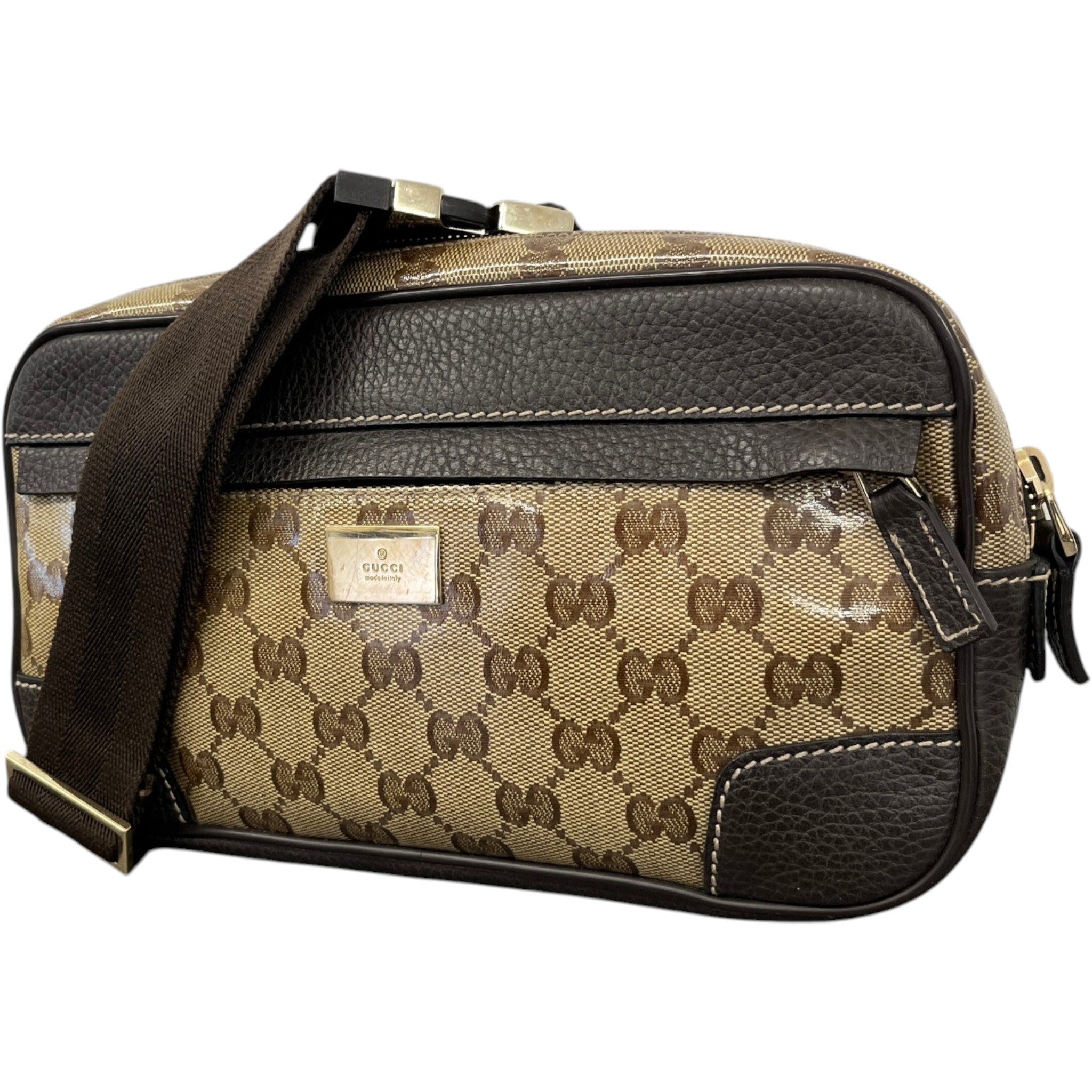 Men's Gg Supreme Belt Bag Beige