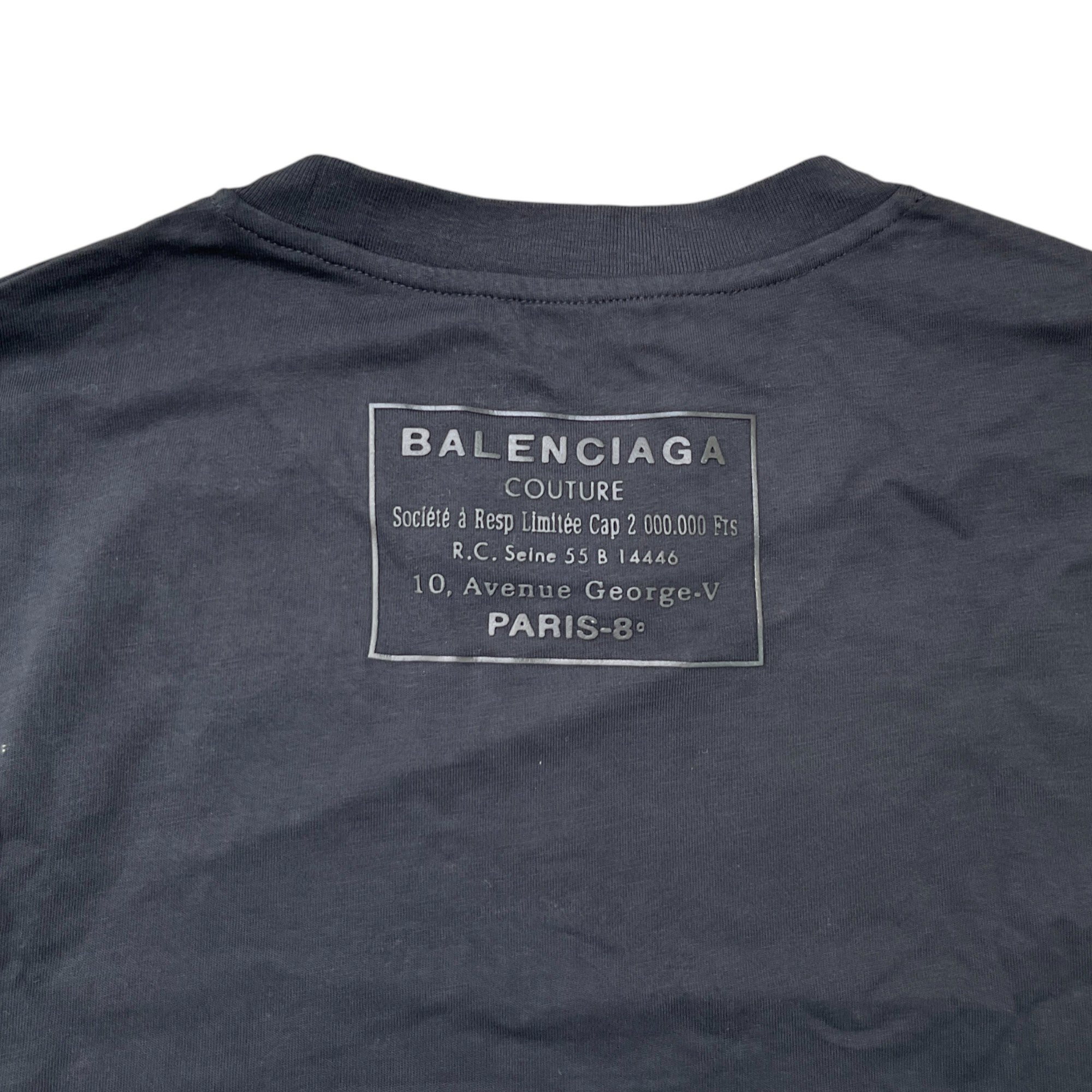 Men's Couture Logo T-Shirt Black Size M