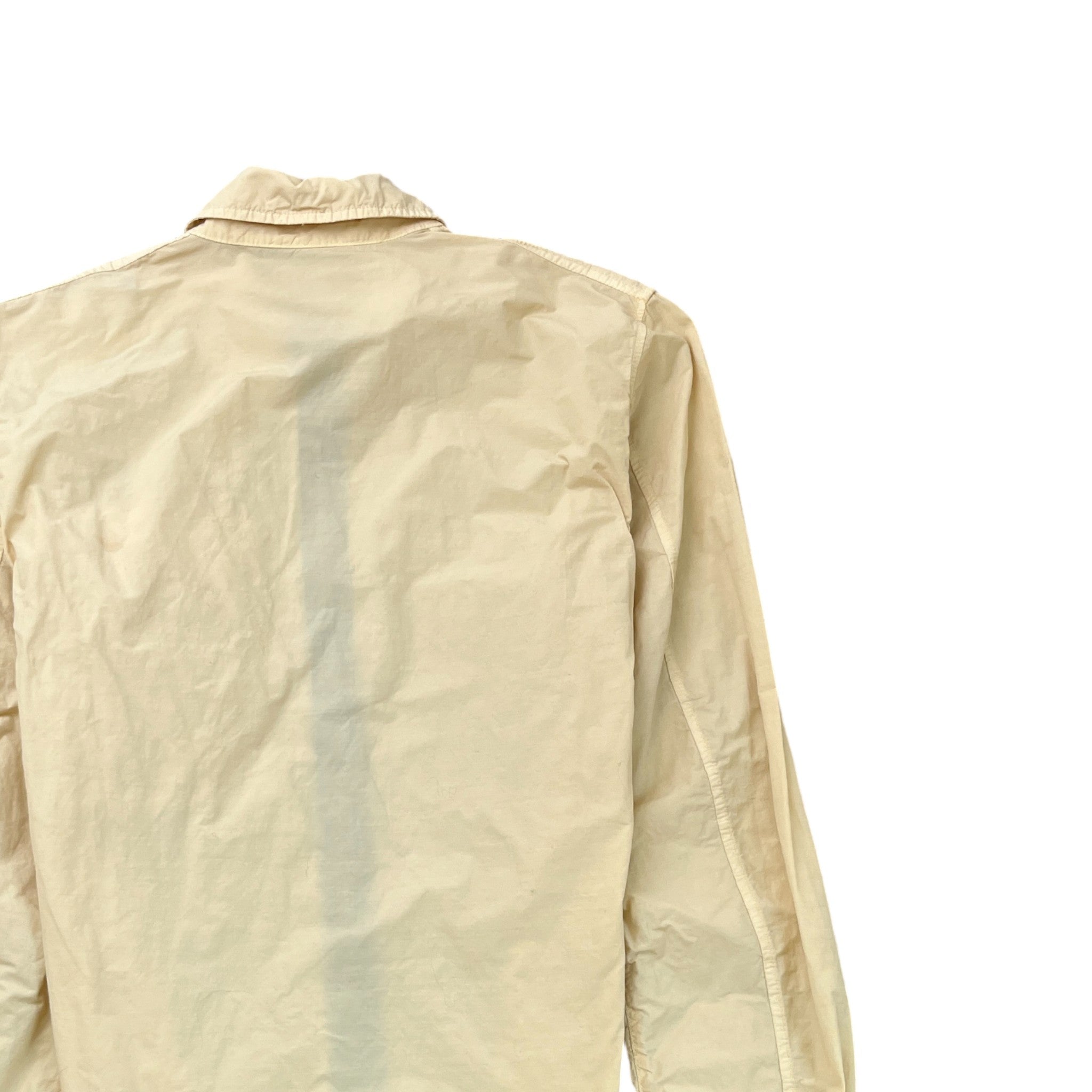 Men's Applique Logo Jacket Cream Size S