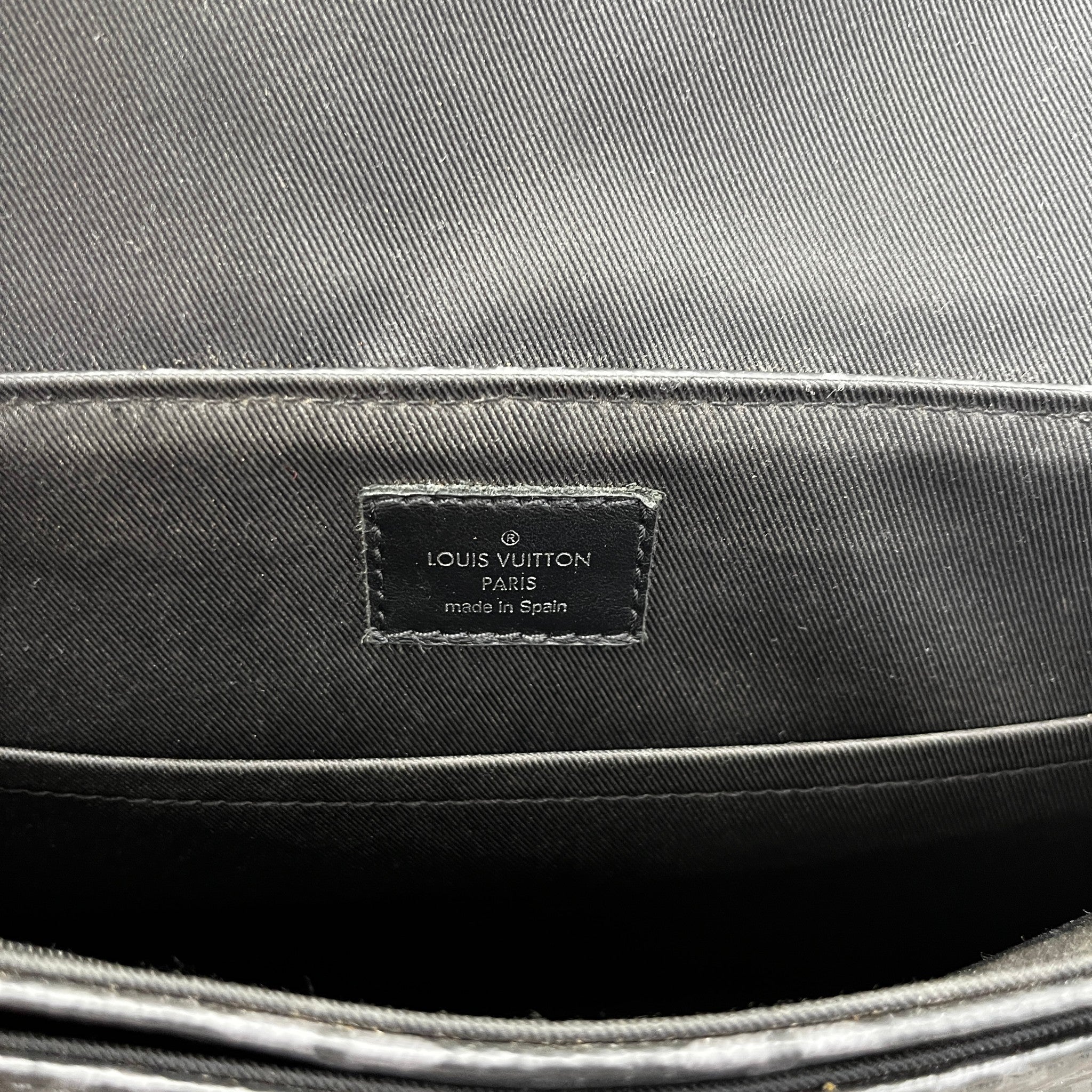 Men's District Pm Monogram Eclipse Messenger Bag Black