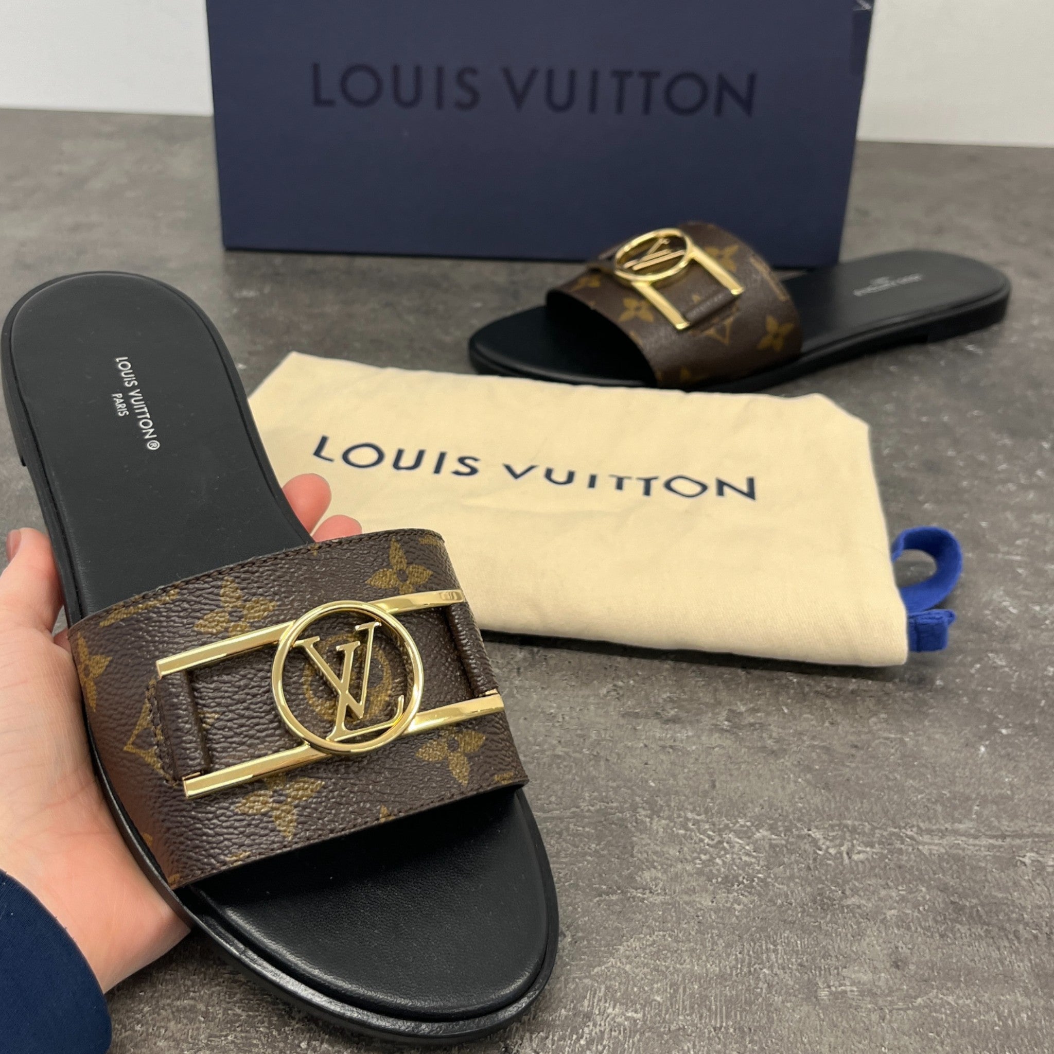 Women's Lock It Slides Black Size EU 38 / UK 5