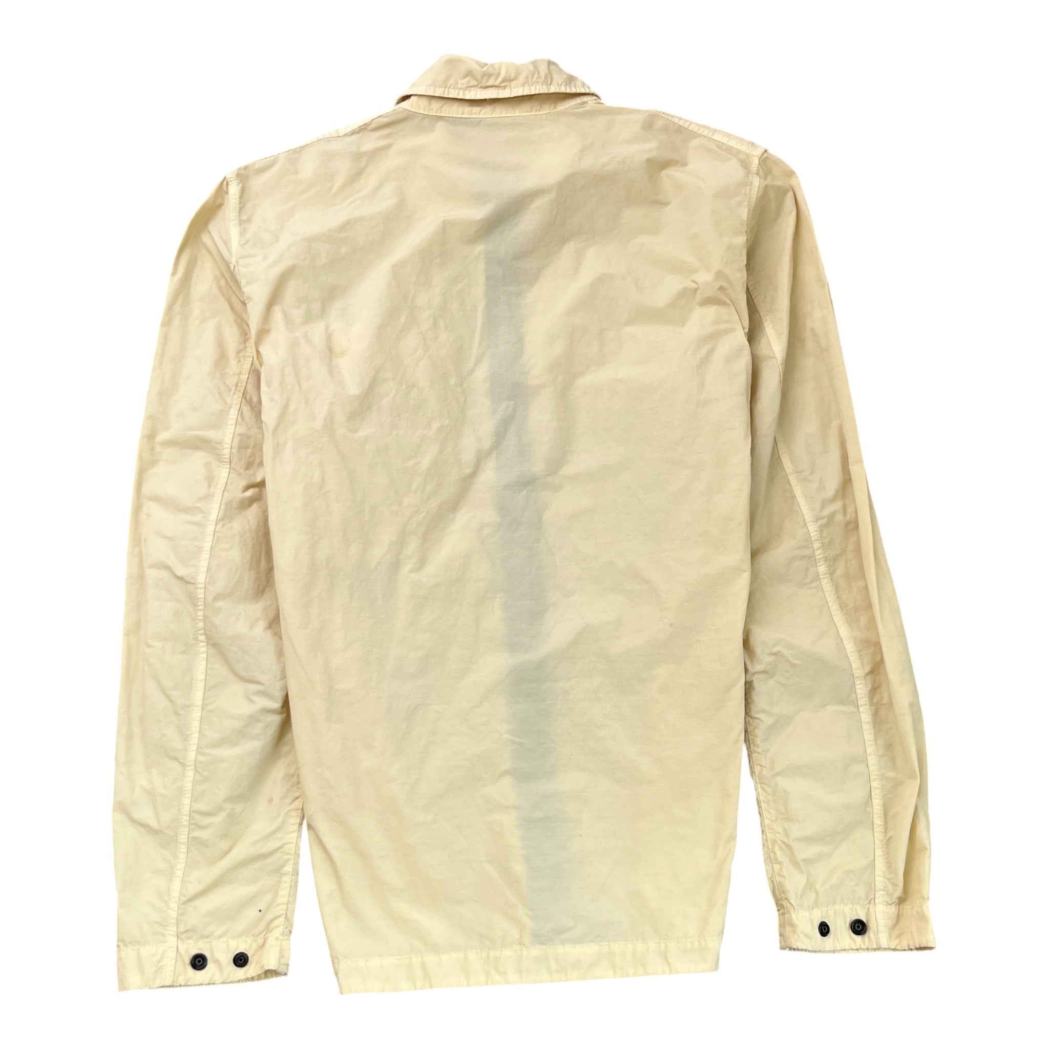 Men's Applique Logo Jacket Cream Size S