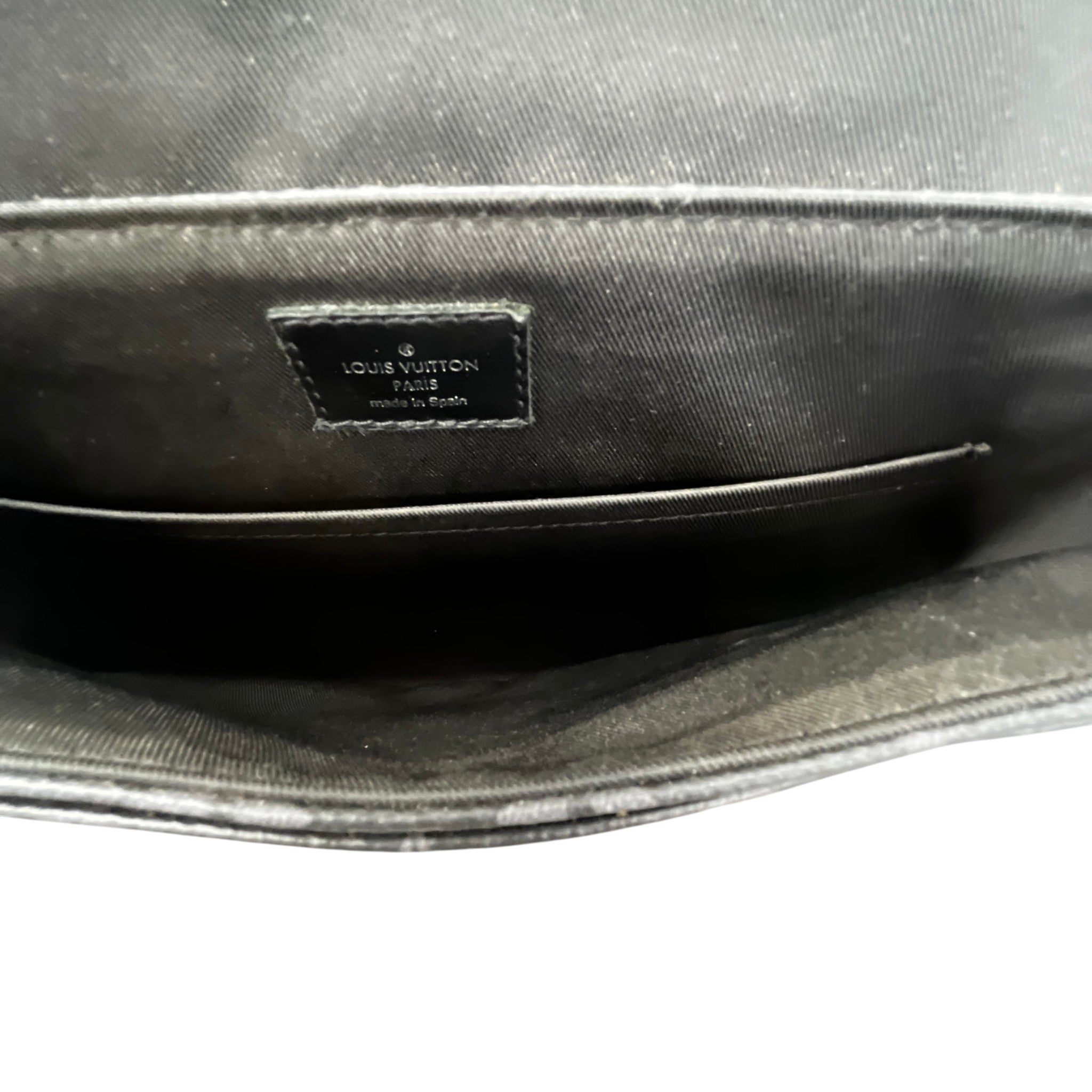 Men's District Pm Monogram Eclipse Messenger Bag Black