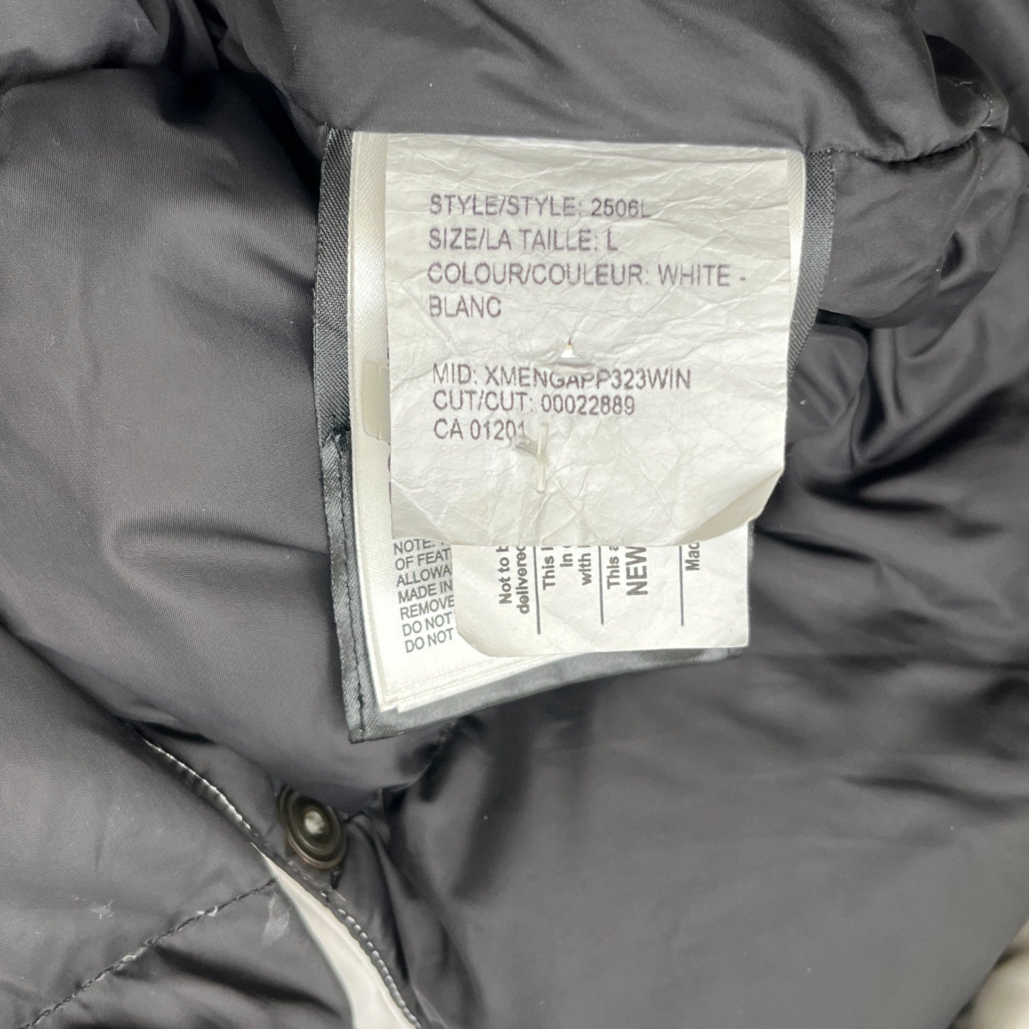 Women's Kensington Down Jacket White Size L