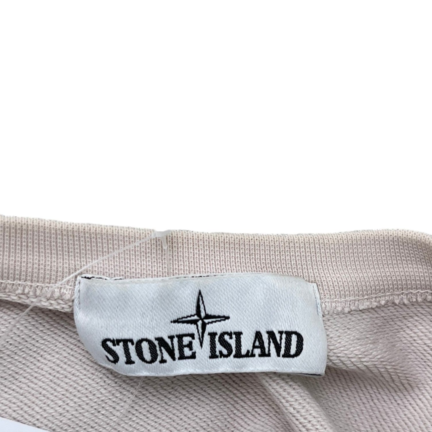 Men's Applique Logo Sweatshirt Beige Size XXXL