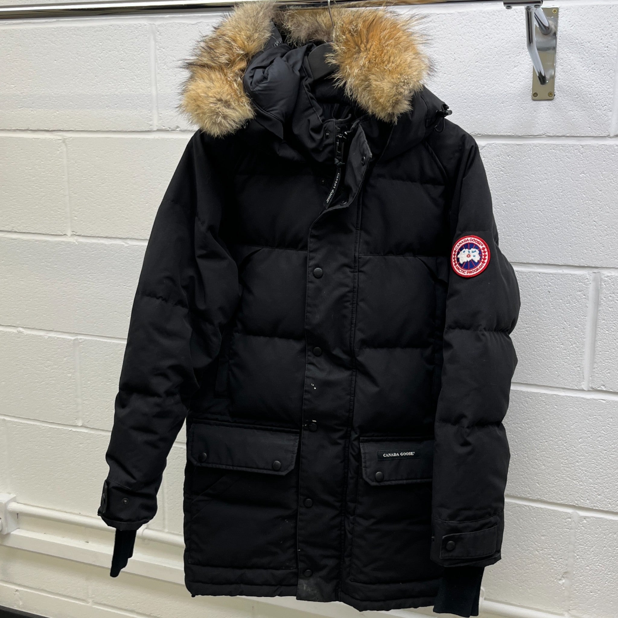 Men's Emory Down Jacket Black Size XS