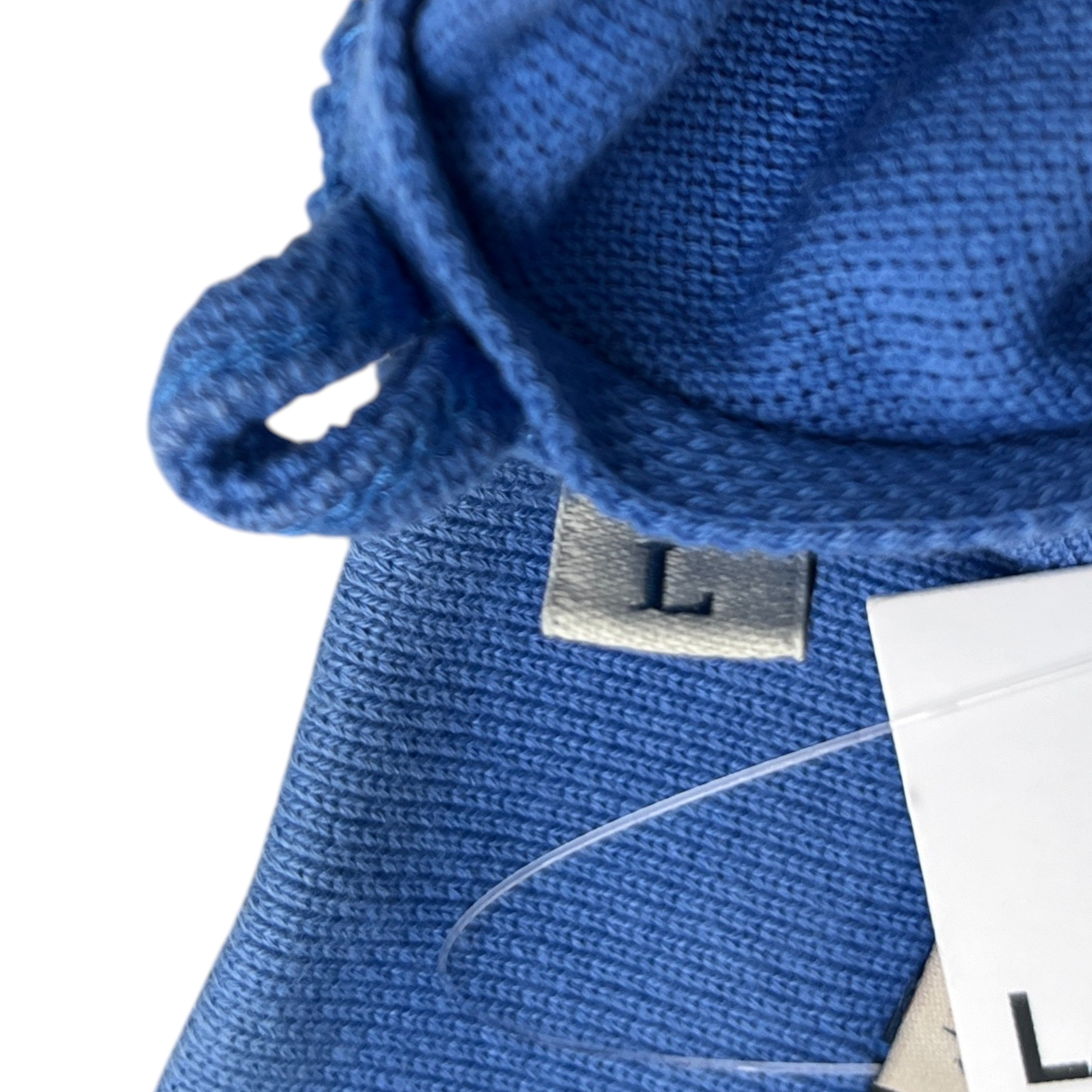 Men's Maglia Polo Shirt Blue Size L