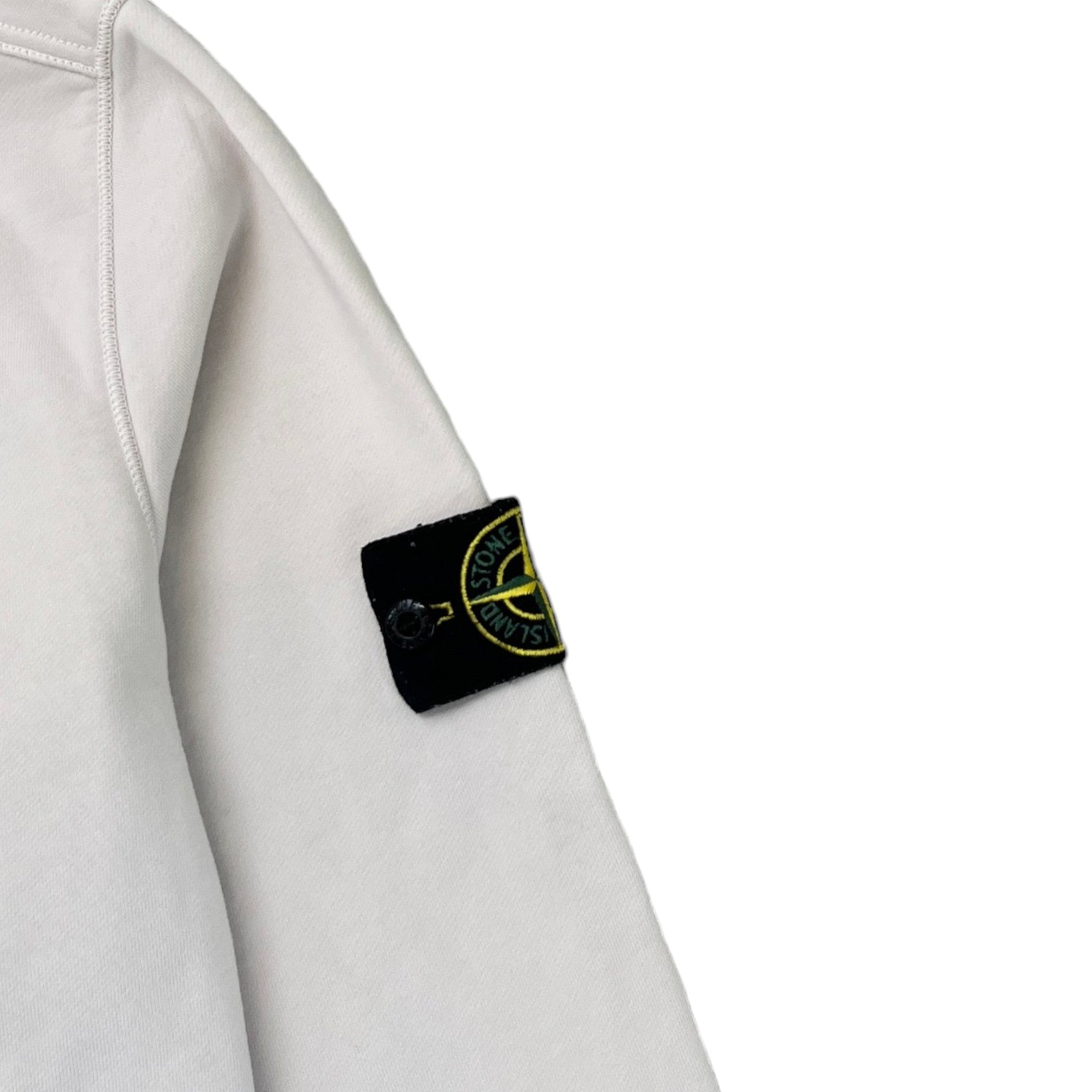 Men's Applique Logo Sweatshirt Beige Size XXXL