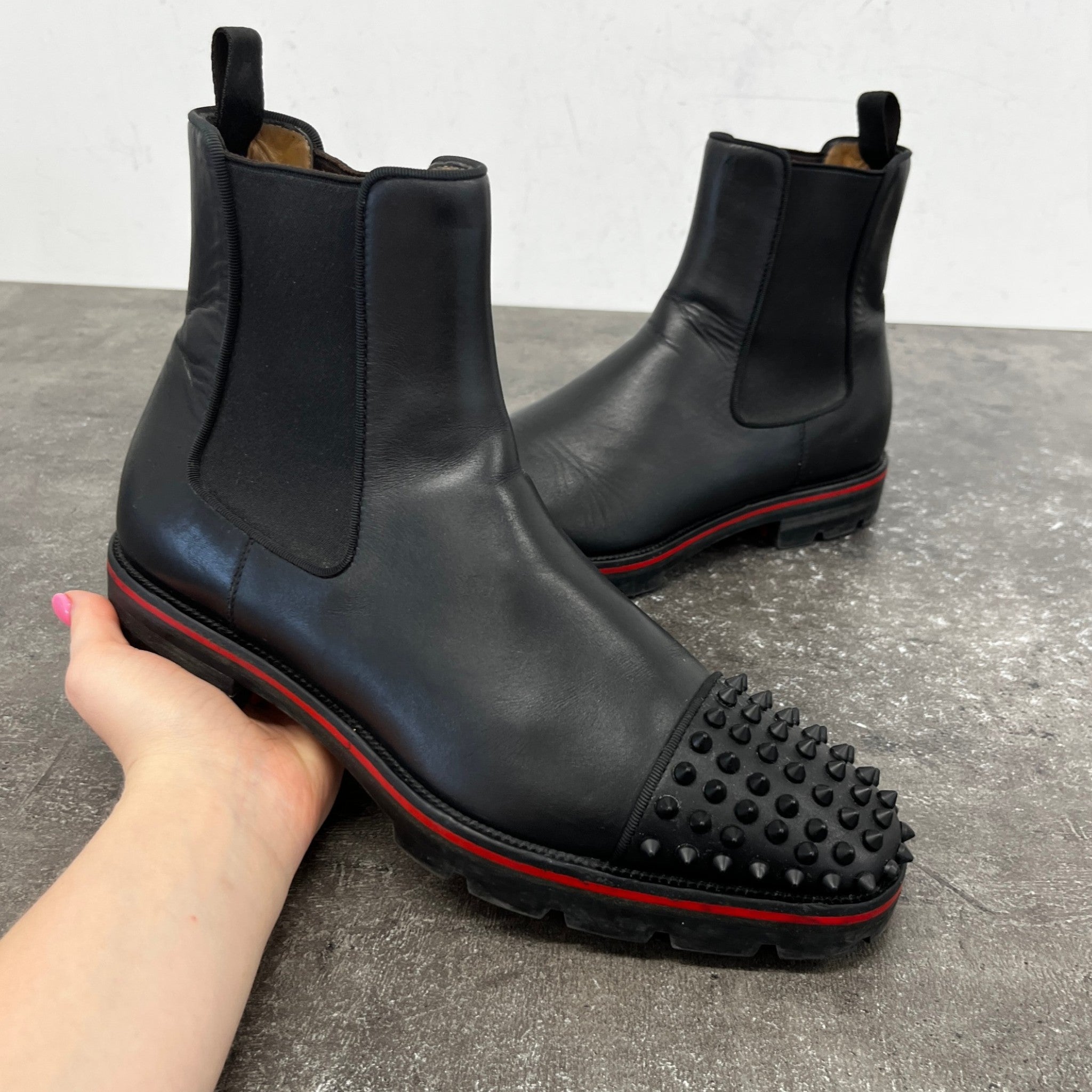 Men's Melon Spikes Boots Black Size EU 40 / UK 6