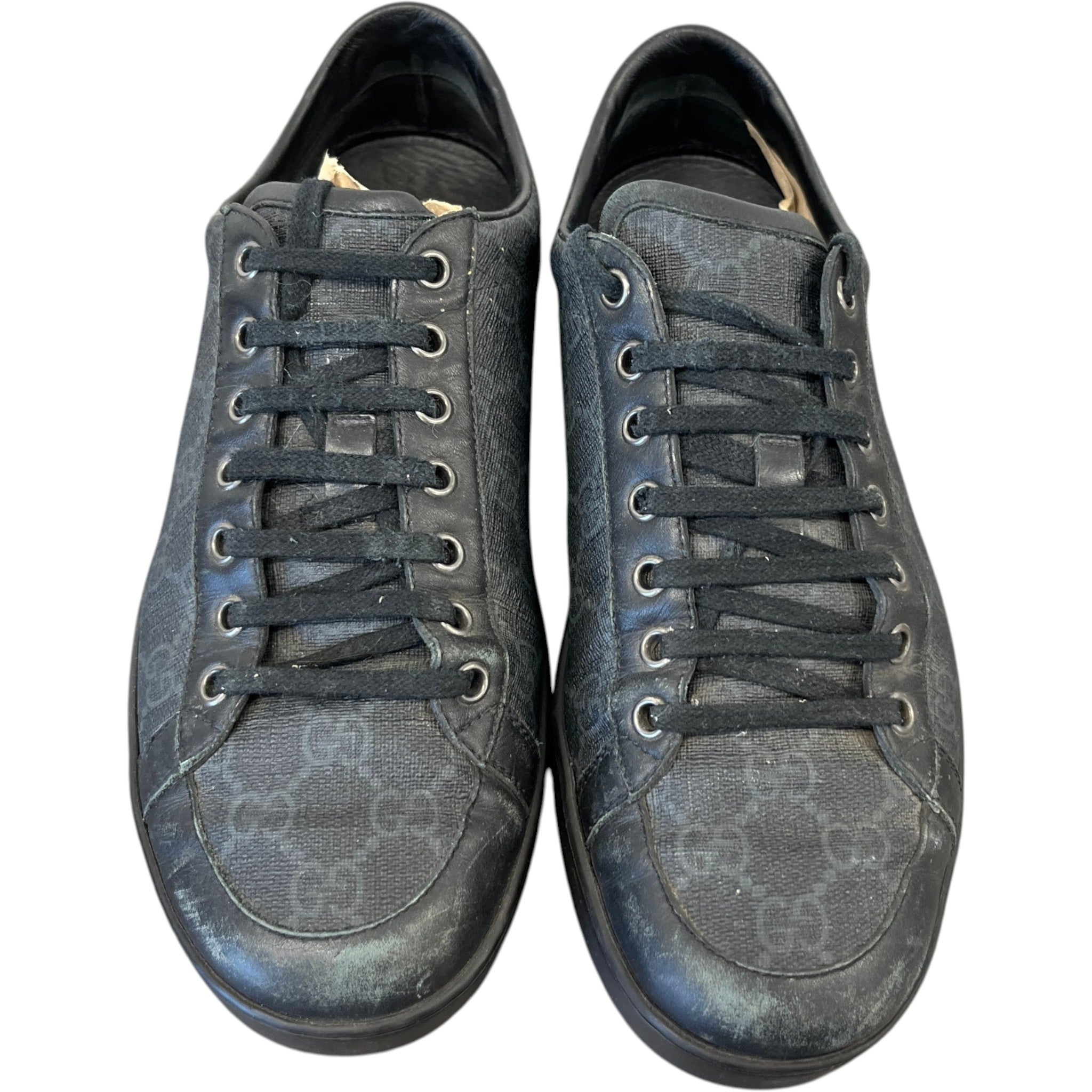 Men's Gg Supreme Ace Low Trainers Black Size EU 41 / UK 7