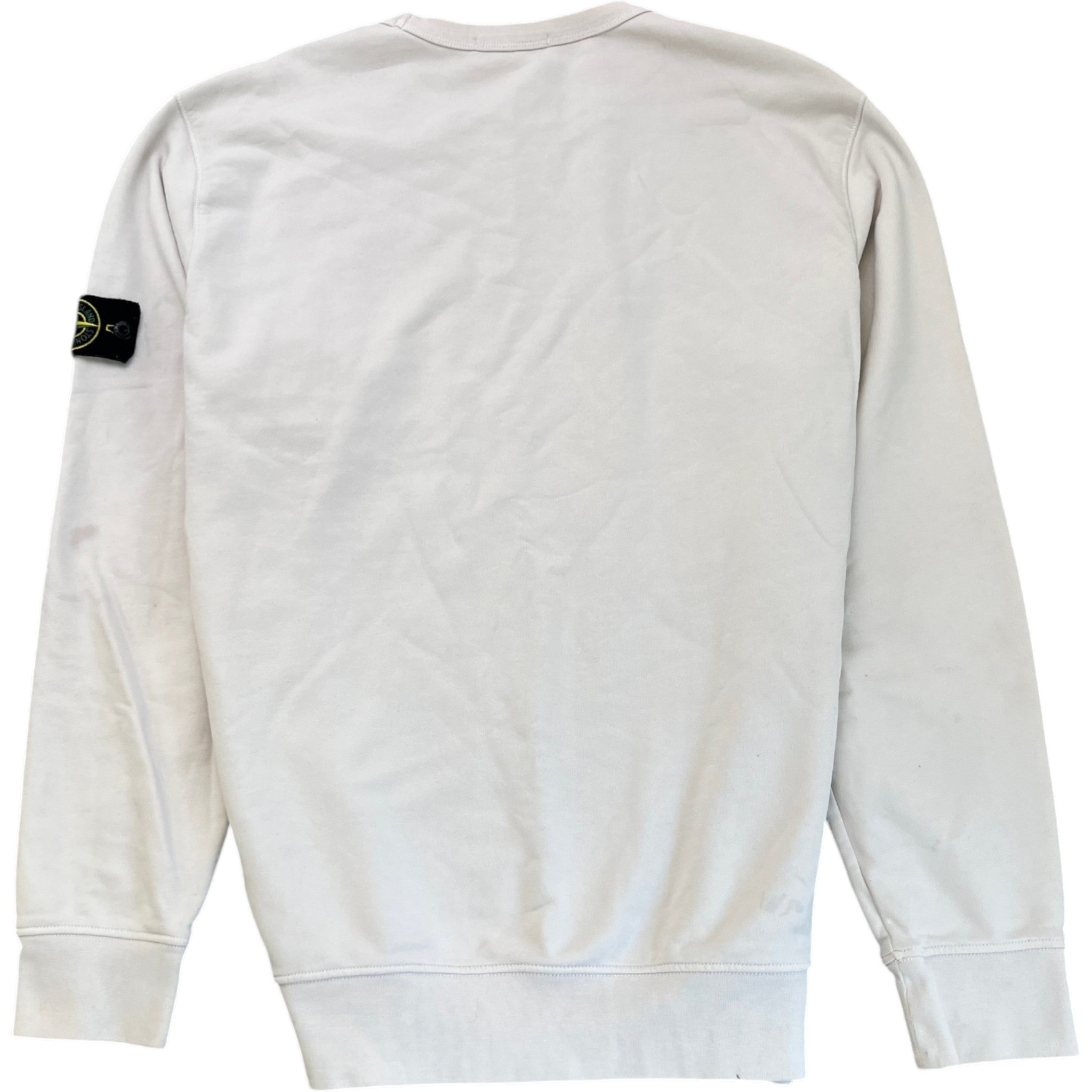 Men's Applique Logo Sweatshirt Beige Size XXXL