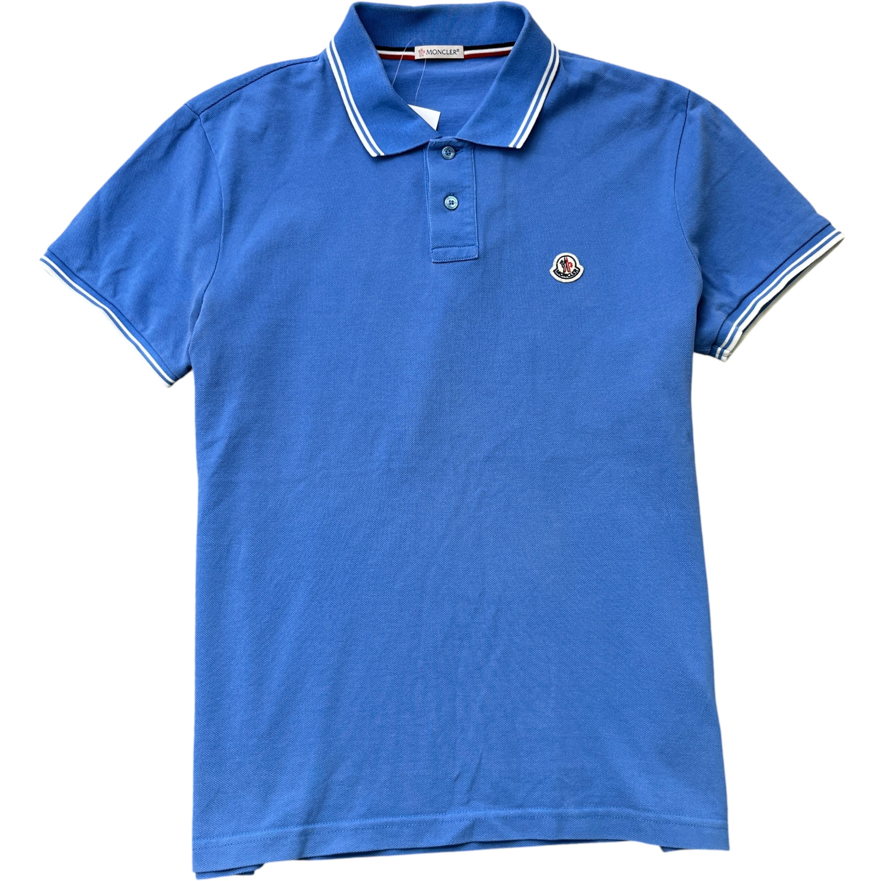 Men's Maglia Polo Shirt Blue Size L