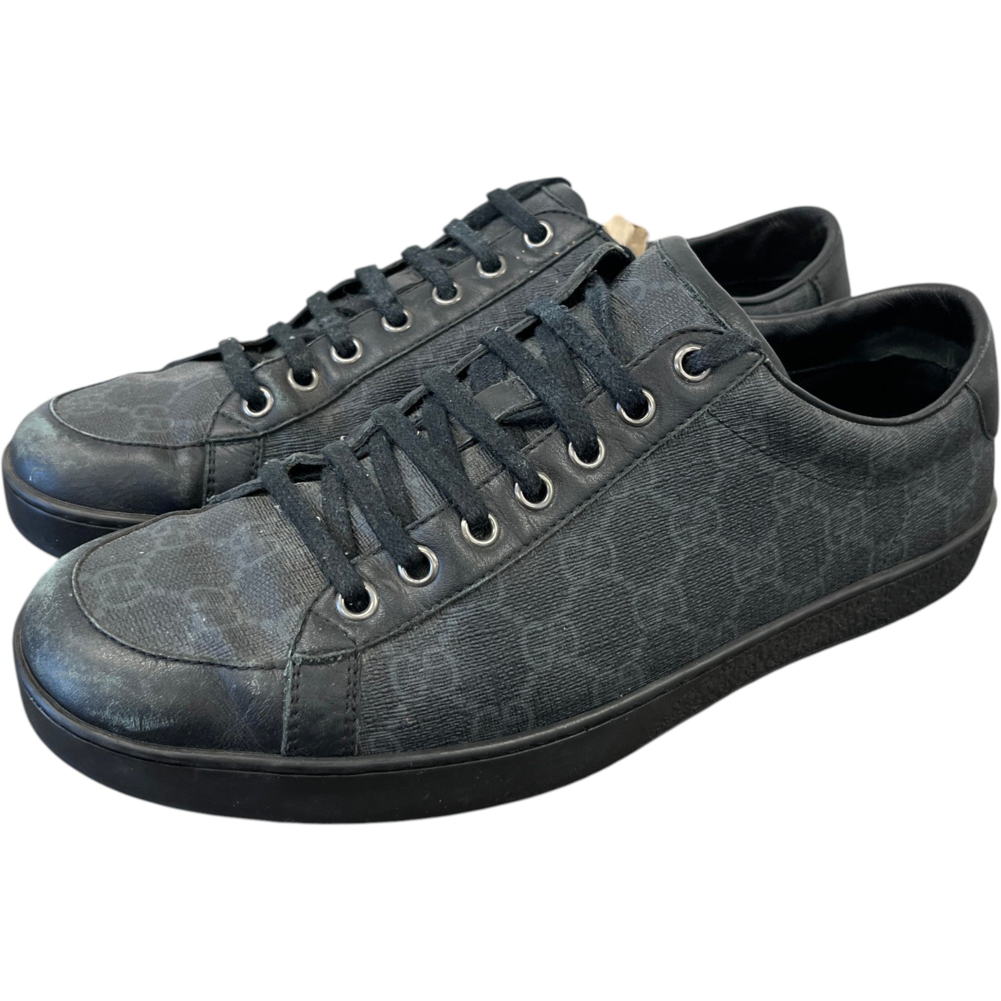 Men's Gg Supreme Ace Low Trainers Black Size EU 41 / UK 7