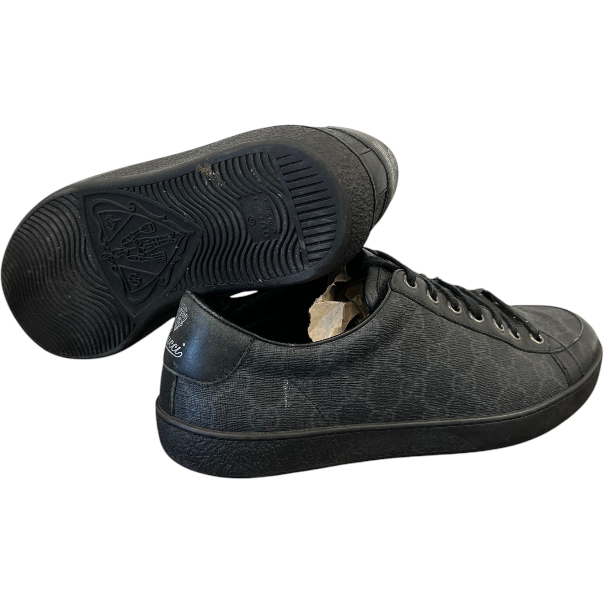 Men's Gg Supreme Ace Low Trainers Black Size EU 41 / UK 7