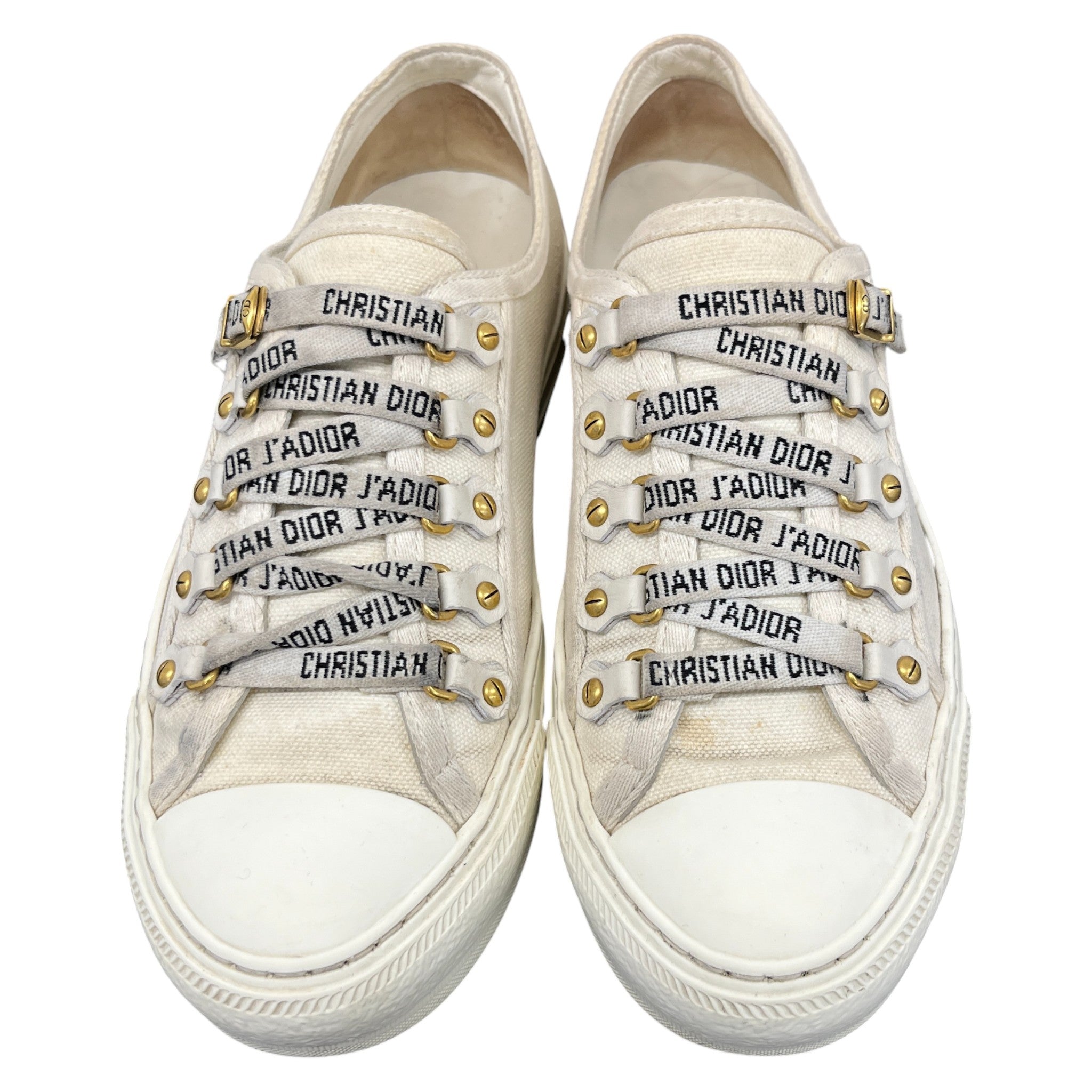 Women's Walk'N'Dior Low Trainers Cream Size EU 36.5 / UK 3.5